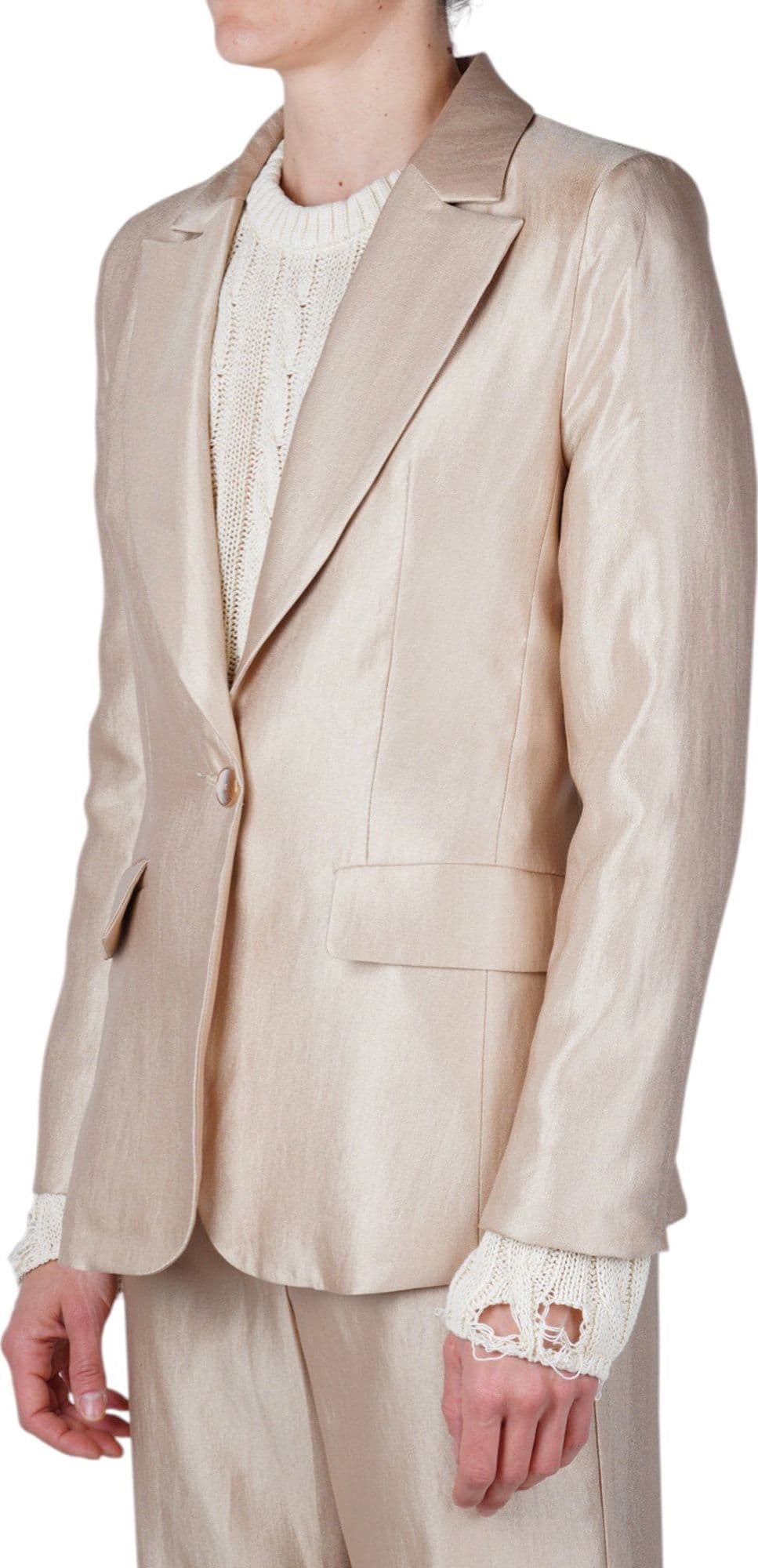 LA FEMME BLANCHE La Femme Blanche - Giacca - 471360 - Oro - 4