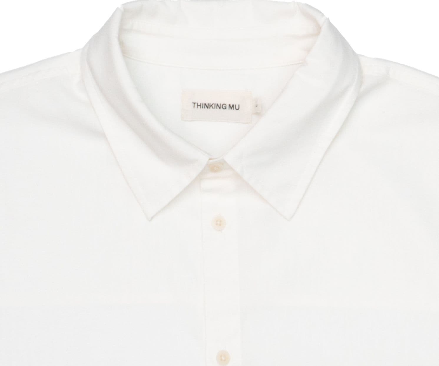 THINKING MU Shirt Uomo Thinking Mu white vainica kurtis - 2