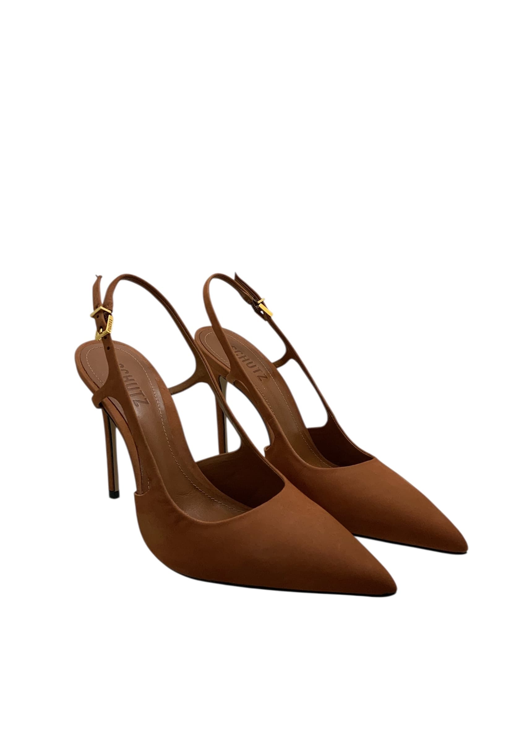 Schutz Slingback tacco 11cm Donna SCHUTZ in camoscio - 2