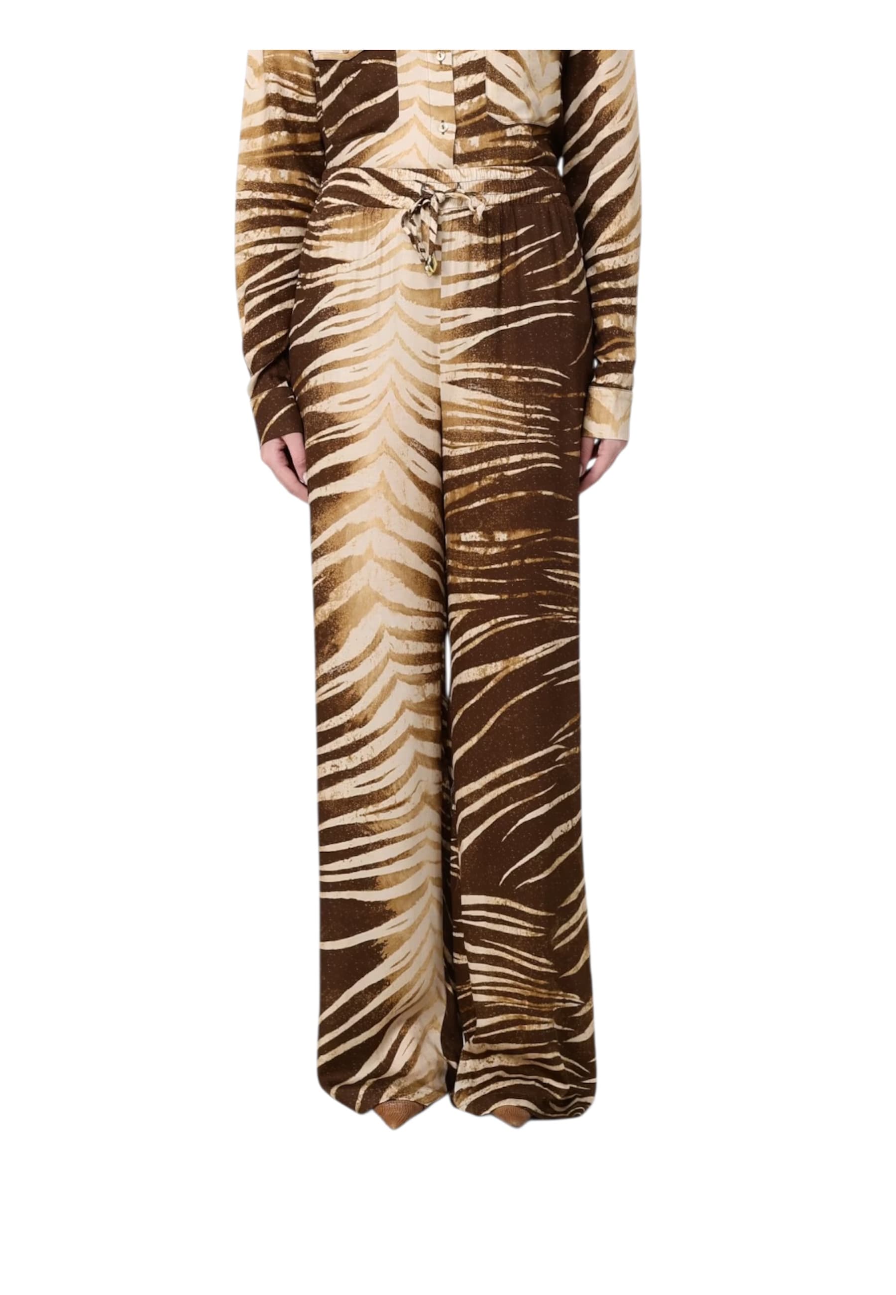 JUST CAVALLI Pantalone palazzo Donna  fantasia tiger - 2