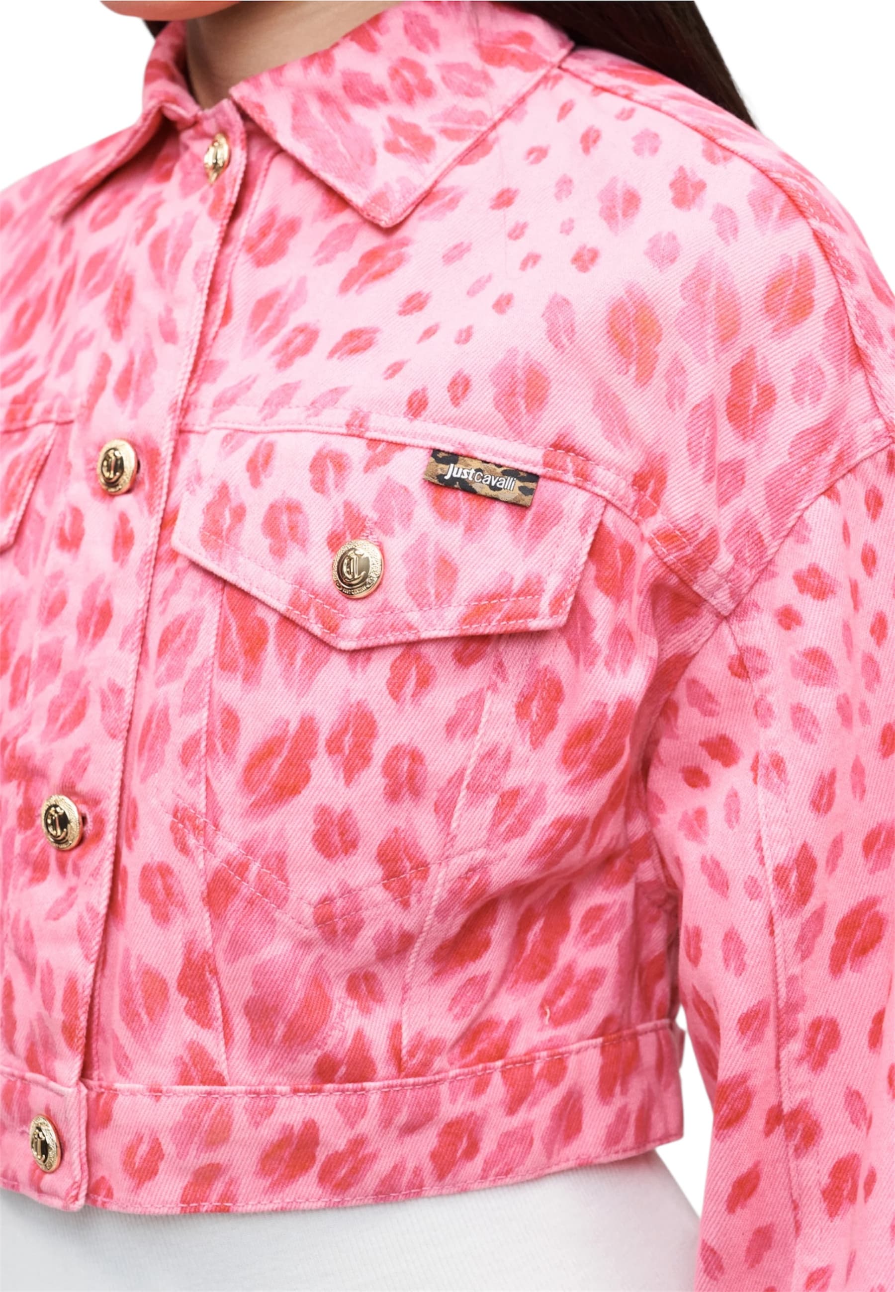 JUST CAVALLI Giacca di jeans Donna  fantasia maculato - 3