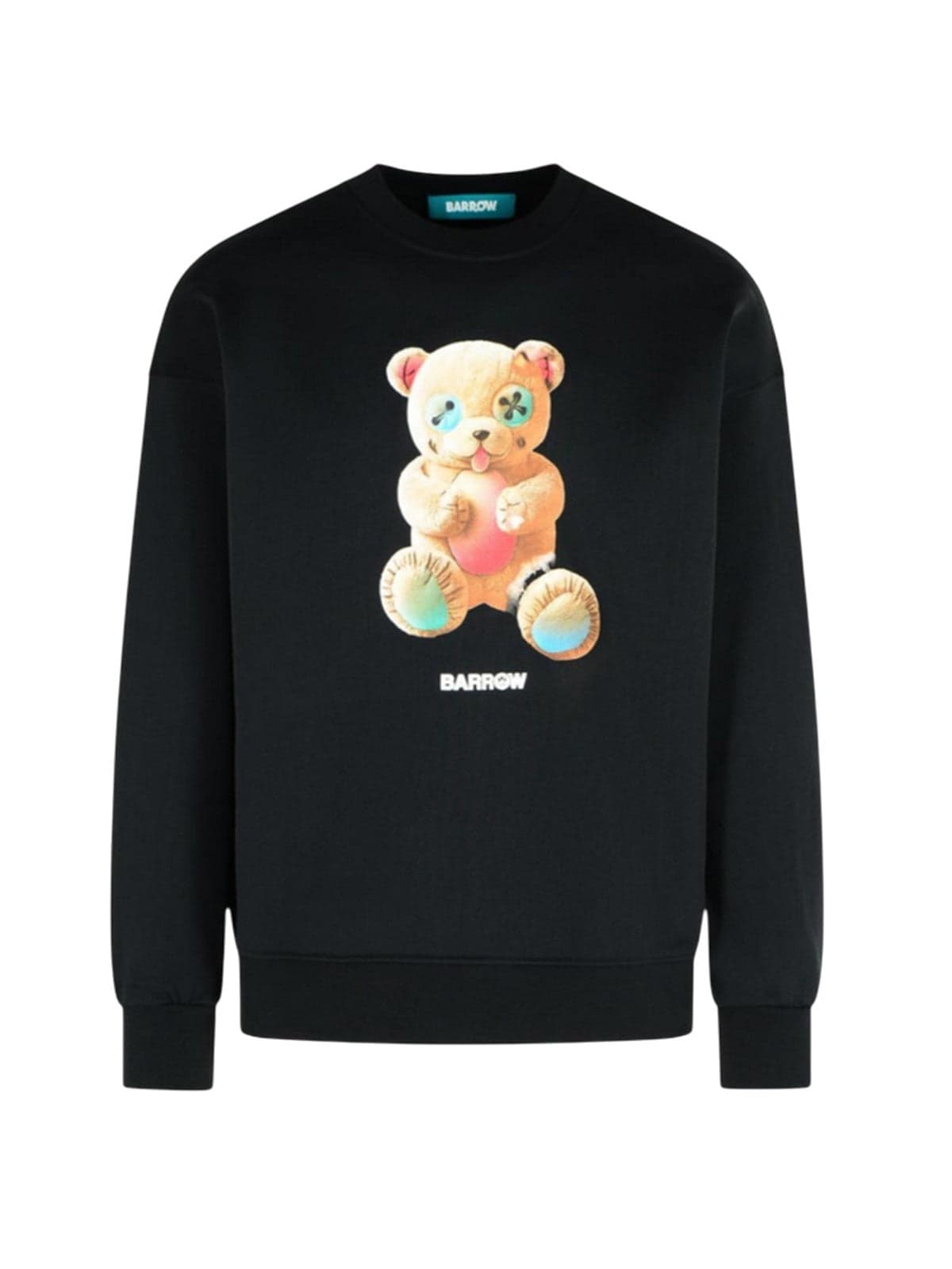 BARROW felpe senza cappuccio unisex barrow - sweatshirt unisex - nero - 3