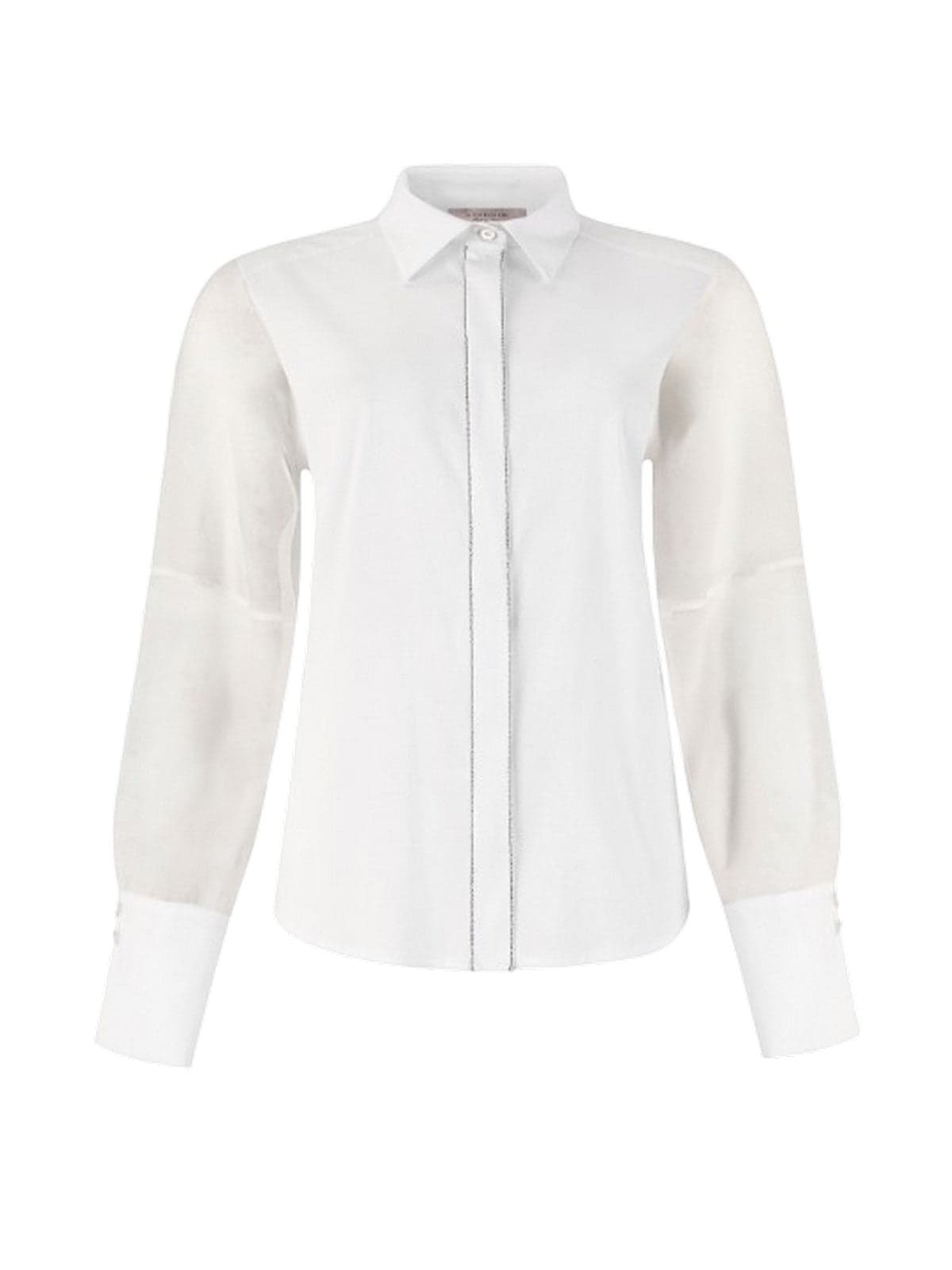 Dexterior giubbini donna d.exterior - popeline+organza camicia cat. - bianco - 3