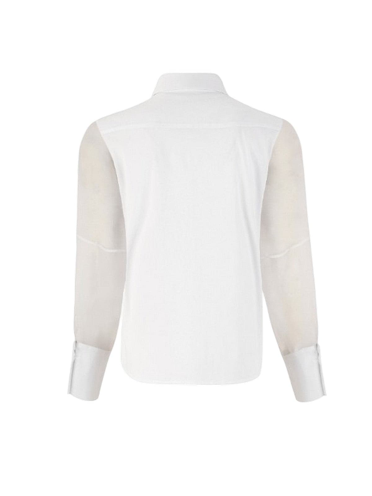 Dexterior giubbini donna d.exterior - popeline+organza camicia cat. - bianco - 2
