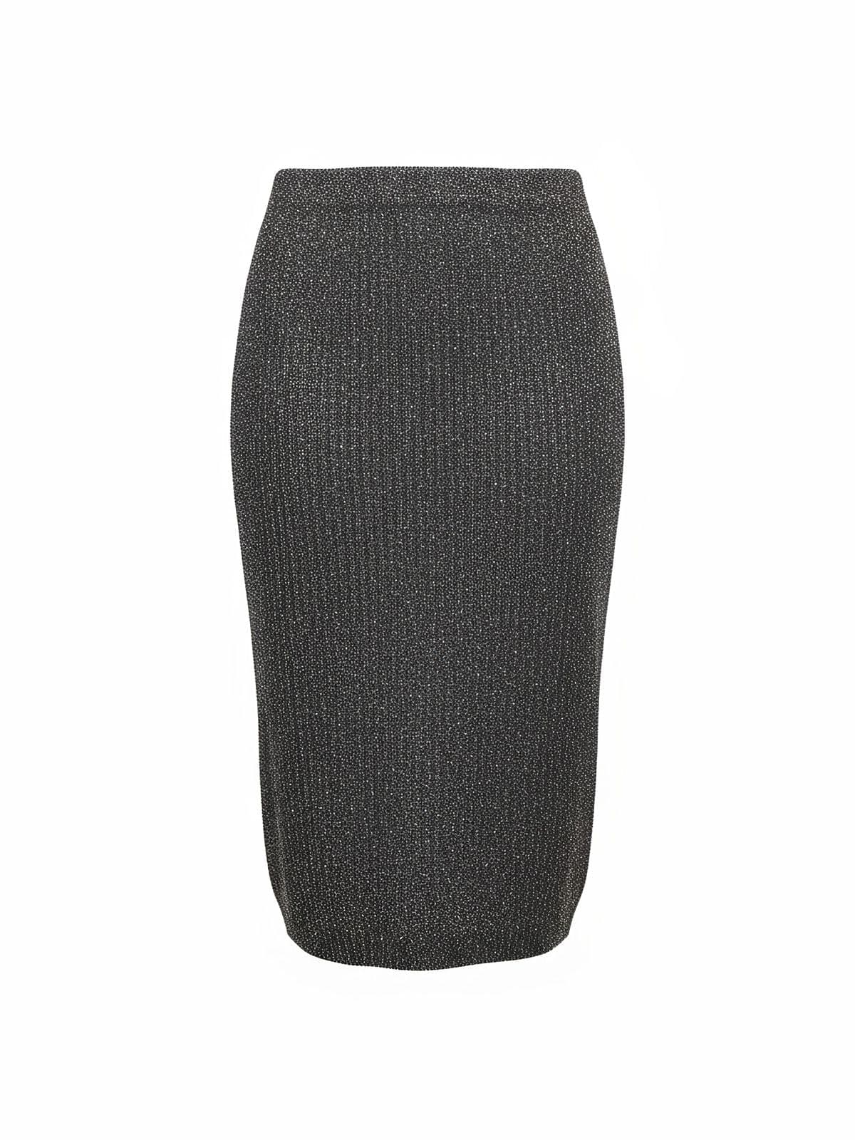 Dexterior gonne casual donna d.exterior - paillettes soft gonna dritta - grigio - 3