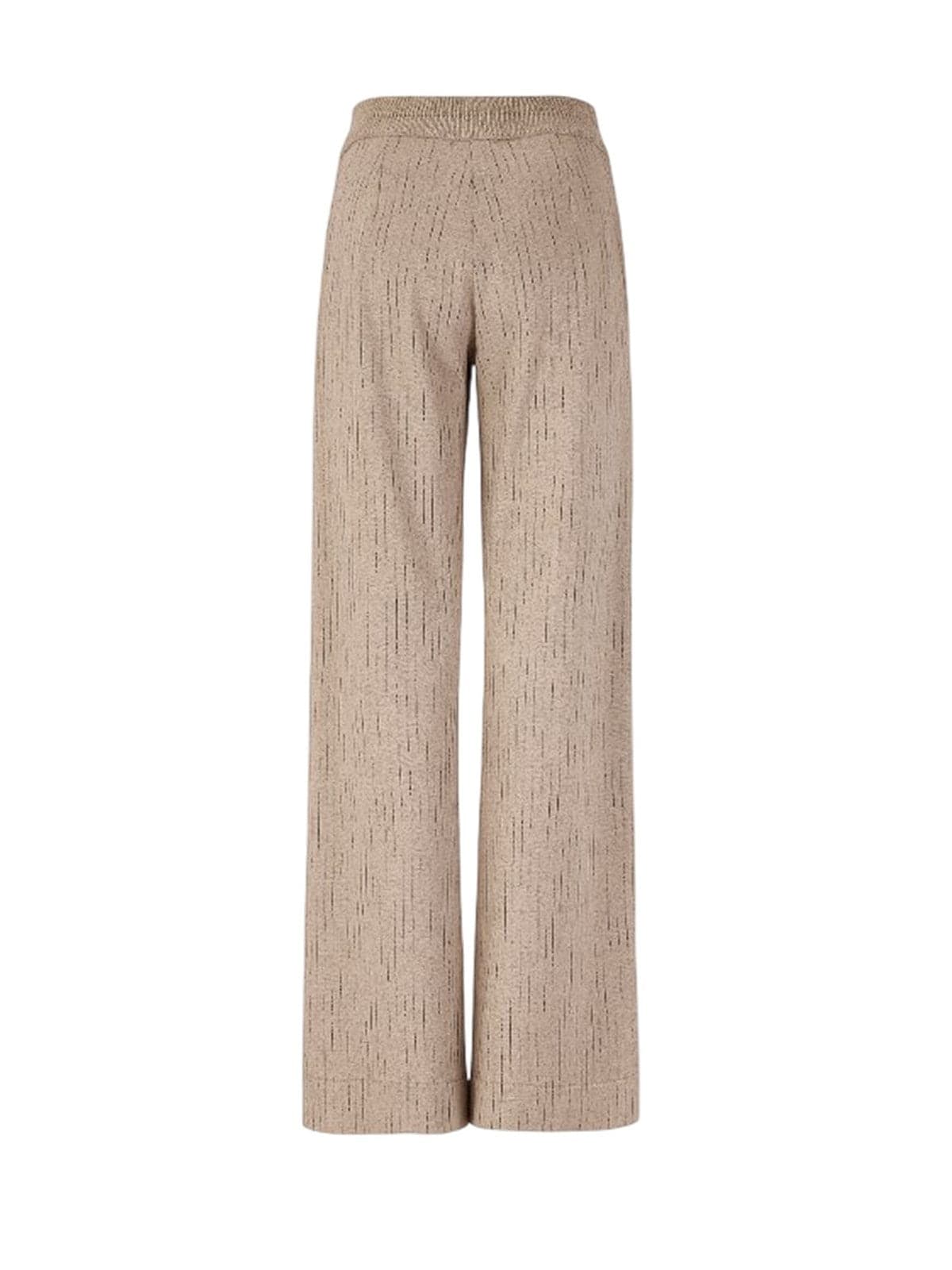 Dexterior pantaloni donna d.exterior - gessato soft pant coulise largo - bianco - 2