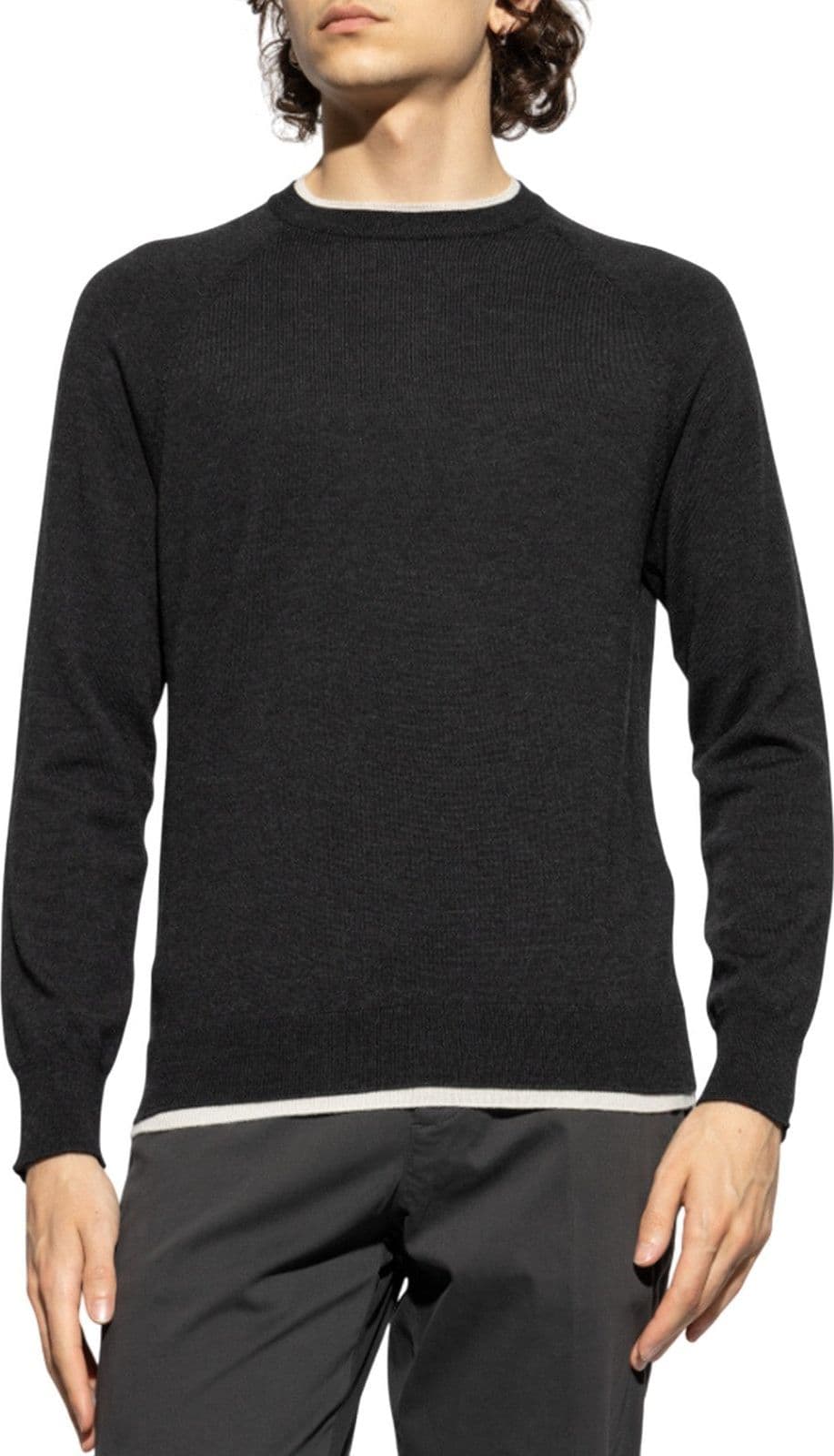 Eleventy maglie uomo eleventy - maglia girocollo - grigio - 2