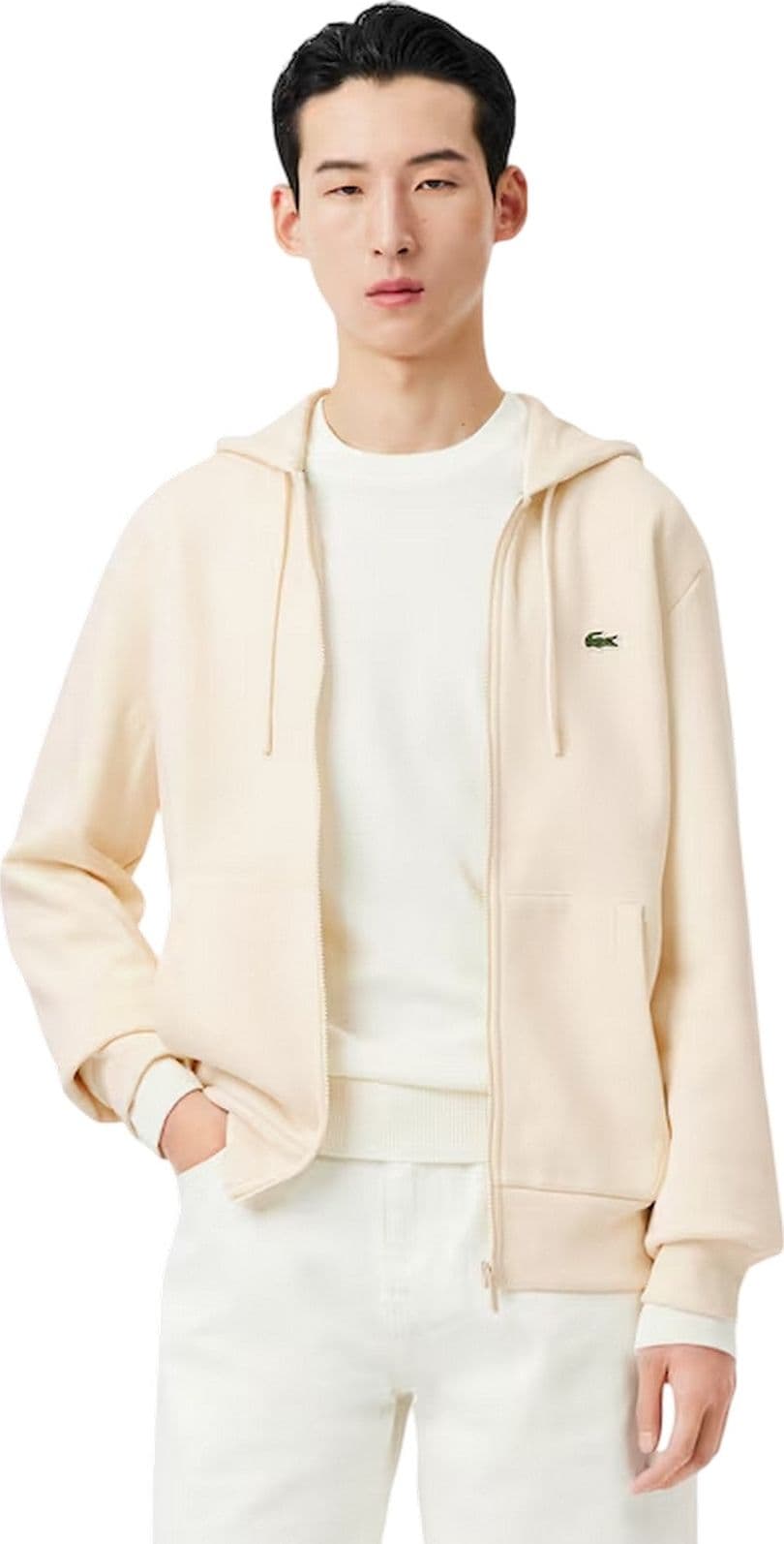 Lacoste maglie uomo lacoste - sweatshirt - avorio - 2