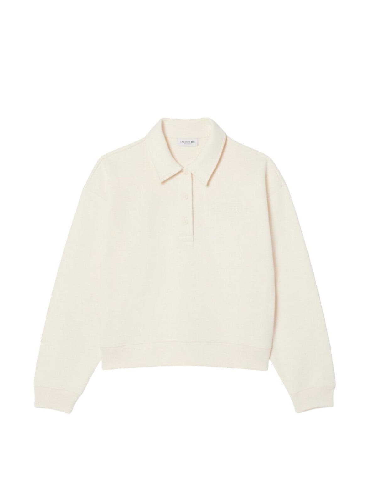Lacoste maglie donna lacoste - sweatshirt - avorio - 5