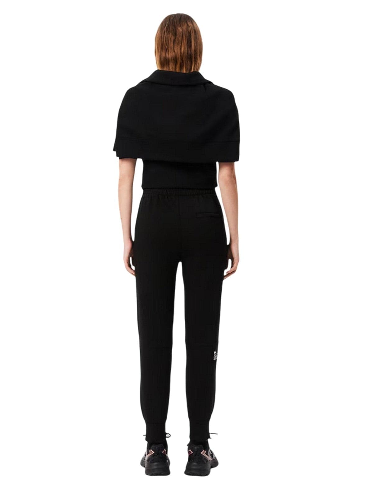 Lacoste pantaloni donna lacoste - pant. tuta - nero - 3