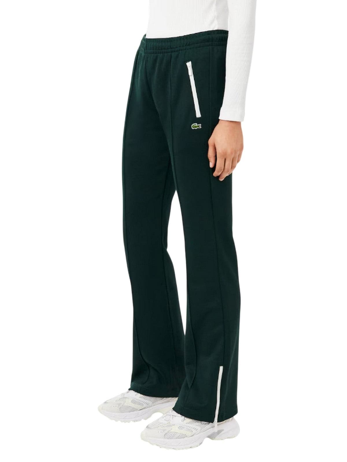 Lacoste pantaloni donna lacoste - pant.tuta - verde - 3