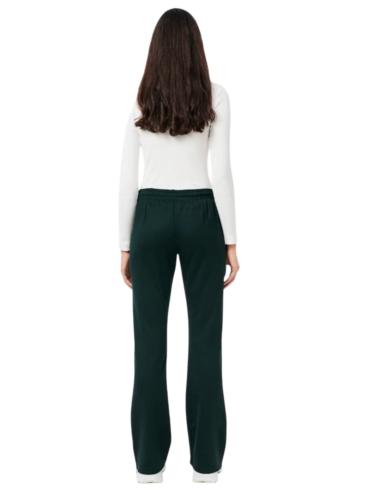 Lacoste pantaloni donna lacoste - pant.tuta - verde - 4