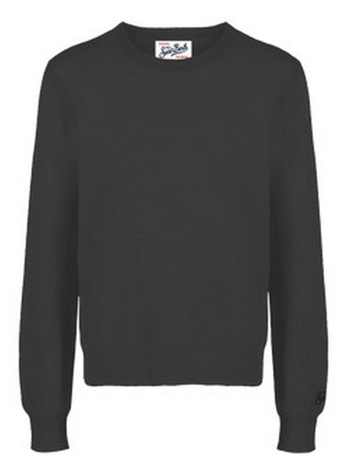 MC2 SAINT BARTH felpe senza cappuccio uomo mc2 saint barth - regent merino 00 black - nero - 2