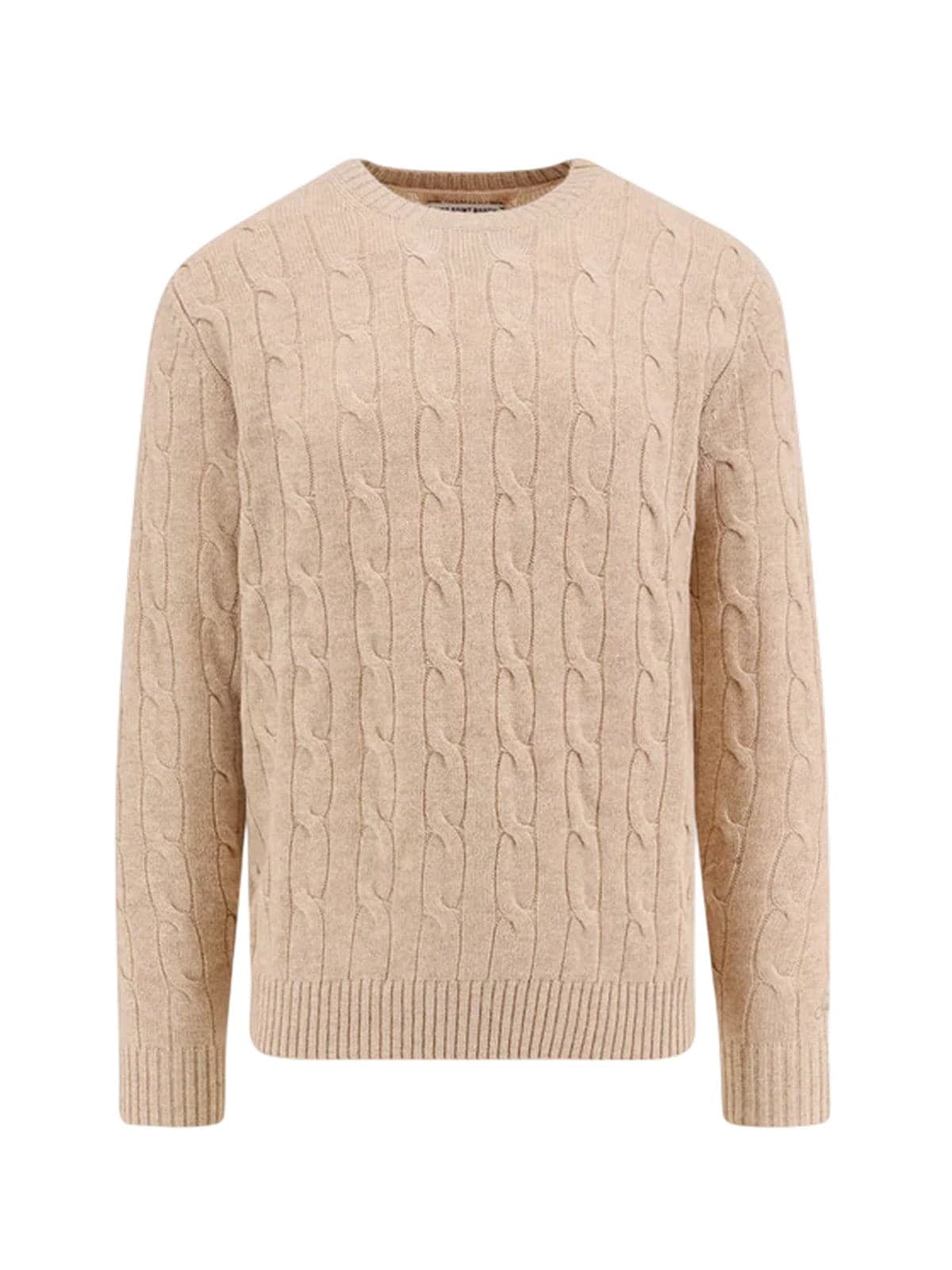 MC2 SAINT BARTH felpe senza cappuccio uomo mc2 saint barth - regent braid wool 11 beige - beige - 3