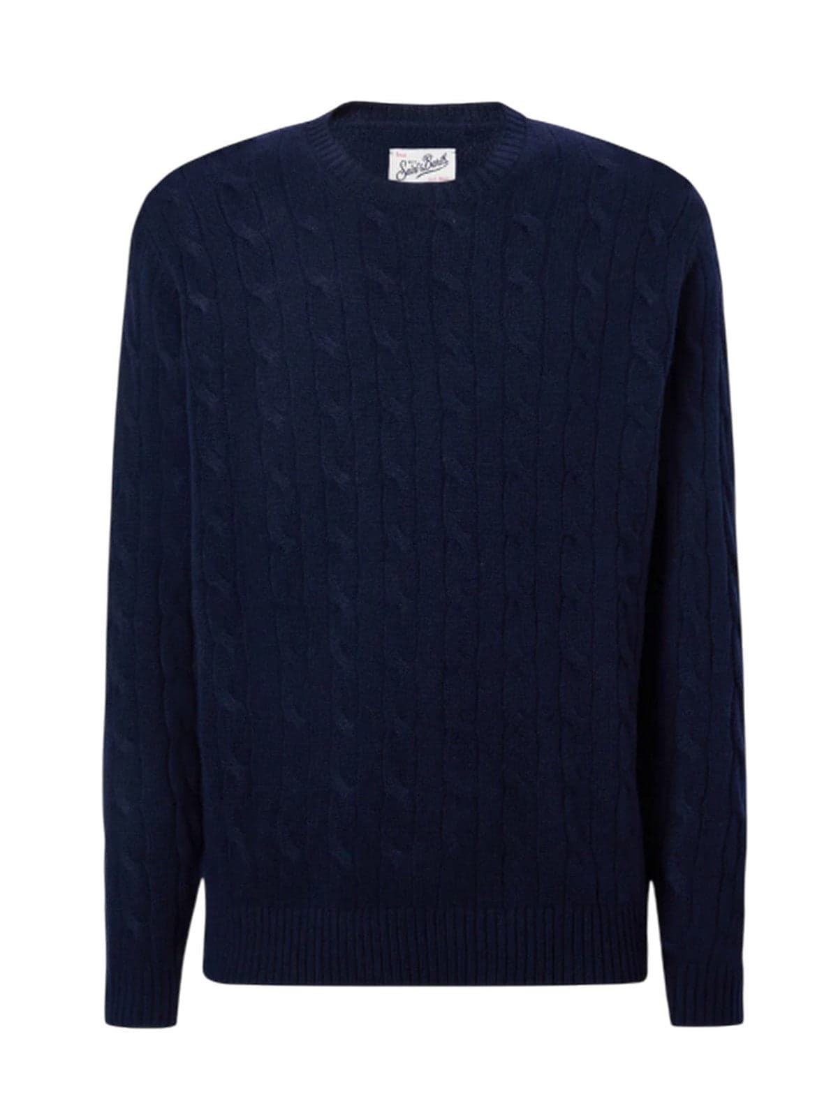 MC2 SAINT BARTH maglioni uomo mc2 saint barth - regent braid wool 62 night blue - blu - 4