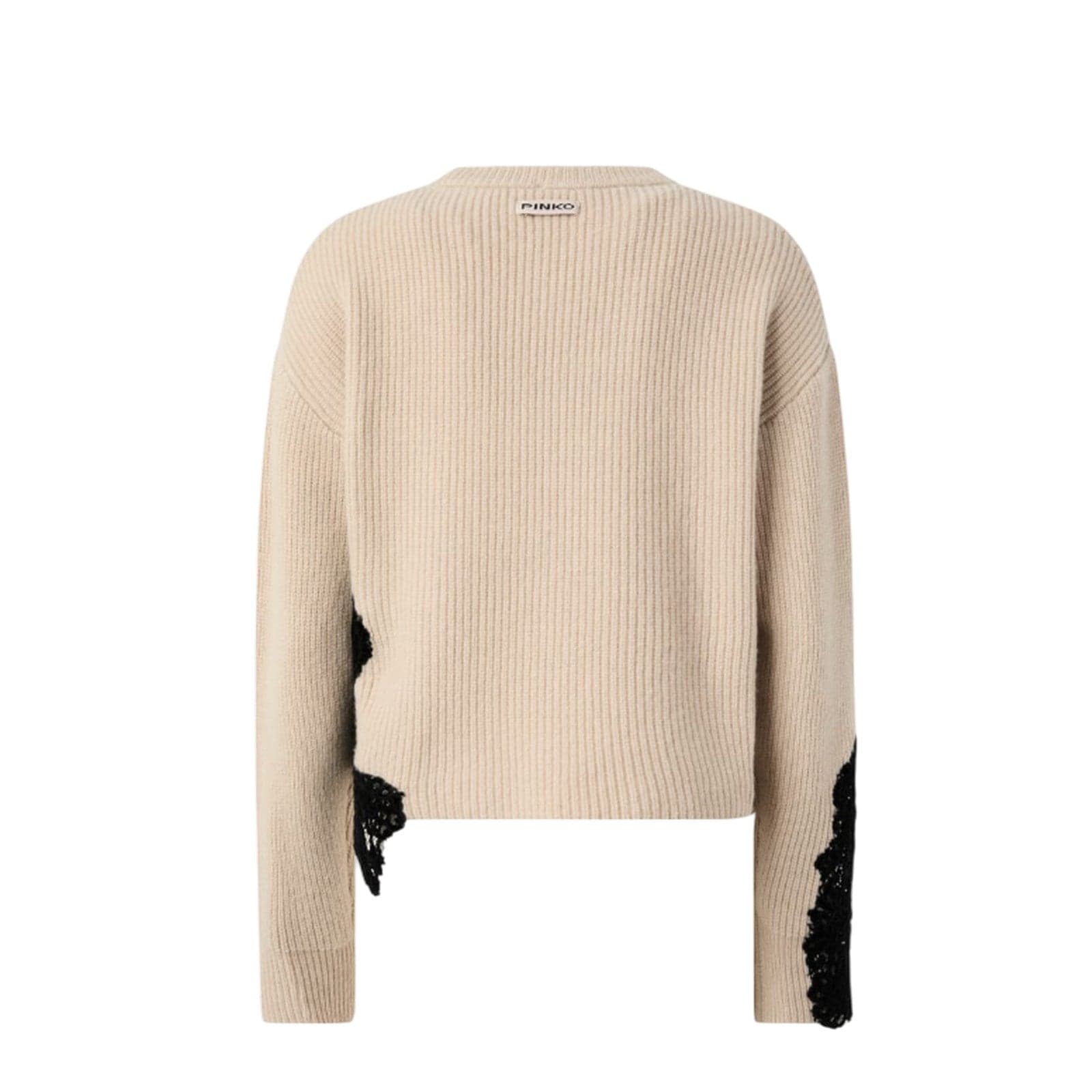 Pinko maglie donna pinko - piemonte maglia misto lana - beige - 2