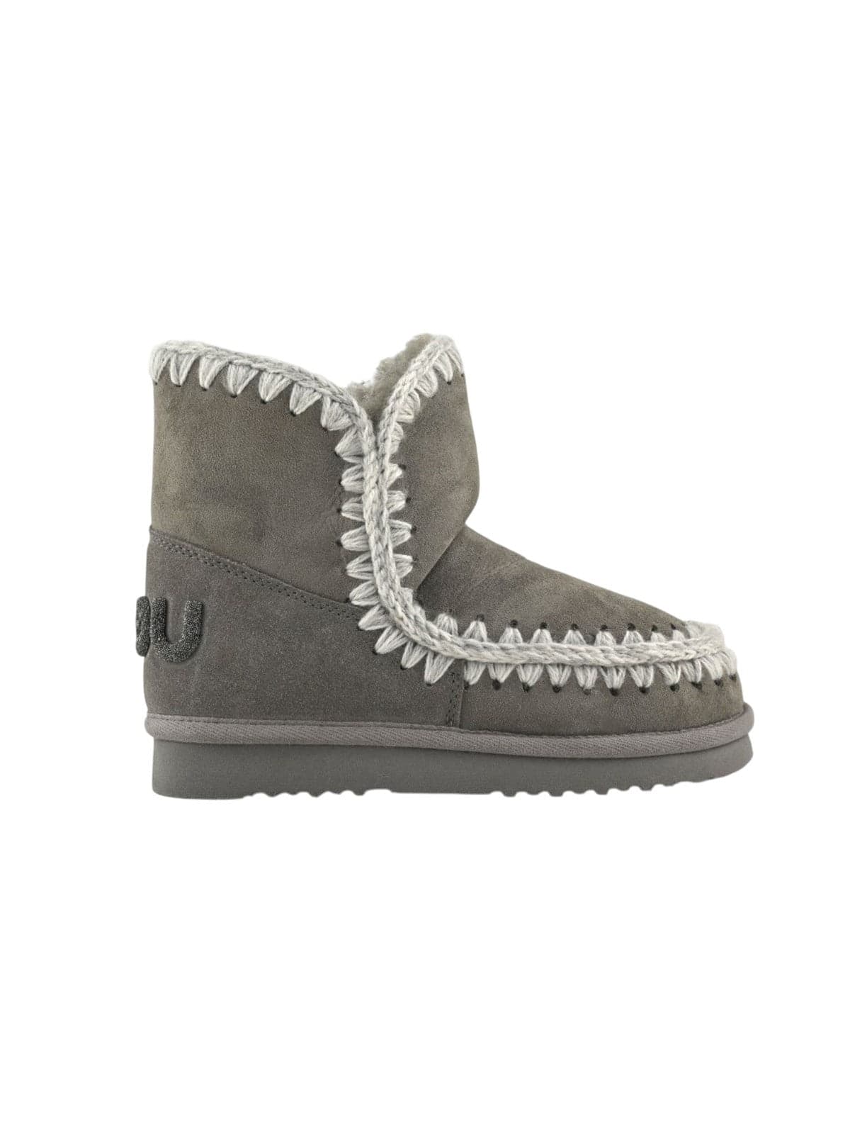 MOU stivali donna mou - eskimo 18 glitter logo - grigio - 5