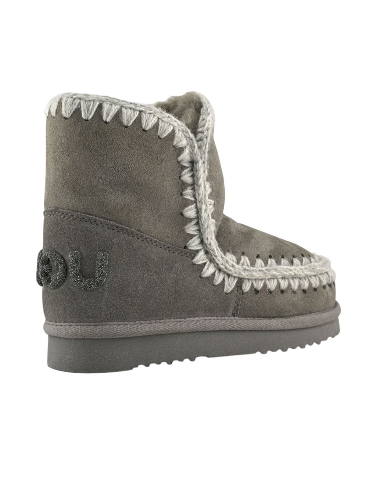 MOU stivali donna mou - eskimo 18 glitter logo - grigio - 3