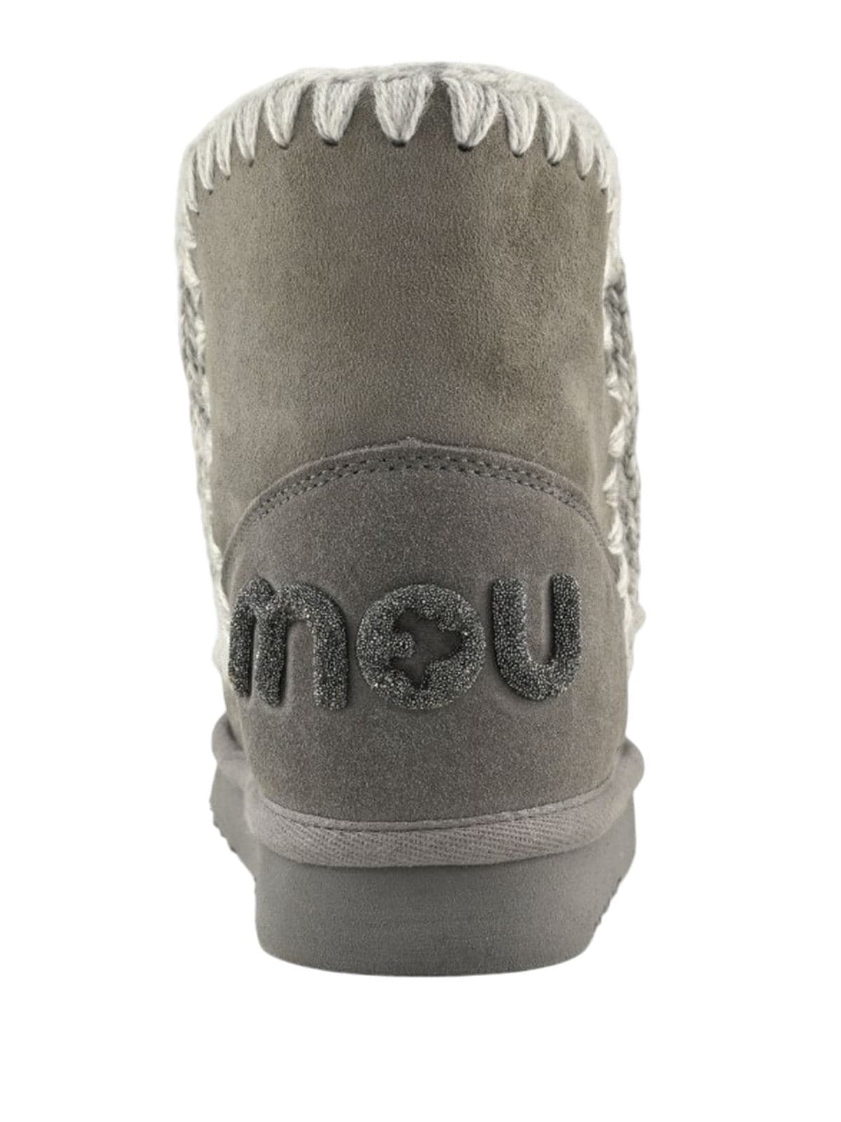 MOU stivali donna mou - eskimo 18 glitter logo - grigio - 4