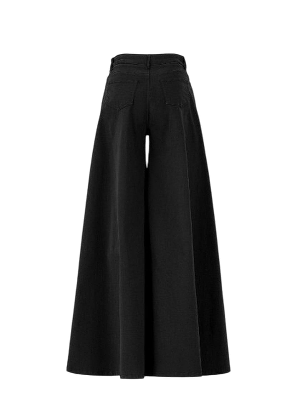 Dexterior t-shirt donna d.exterior - t-cotone stretch pant larghissimo - nero - 2