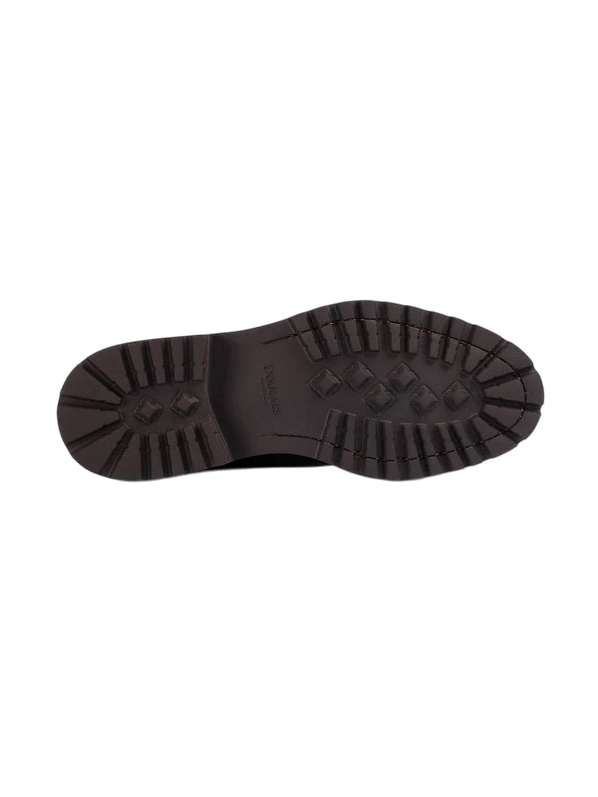 DOUCAL'S scarpe stringate basse uomo doucal's - doppia fibbia bordata deco' t.moro +f.do moro - marrone - 4