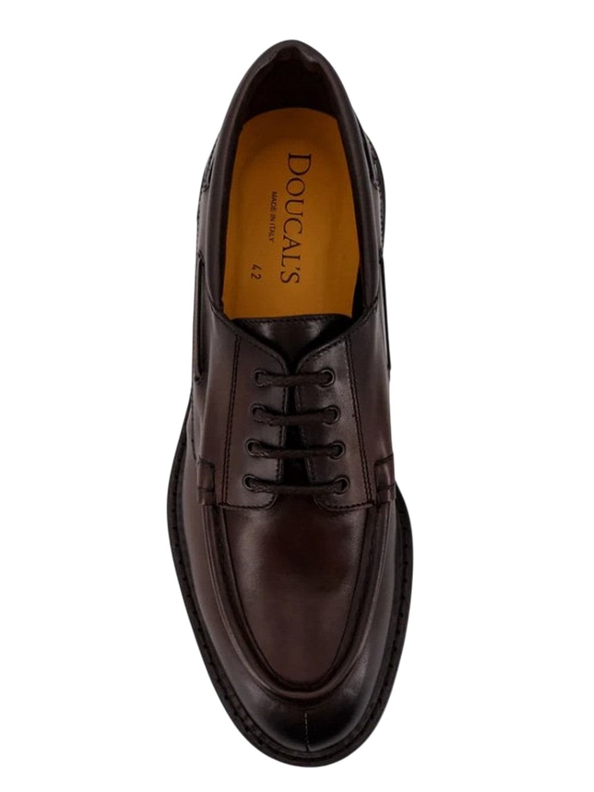 DOUCAL'S scarpe stringate basse uomo doucal's - derby barca parabout - marrone - 2