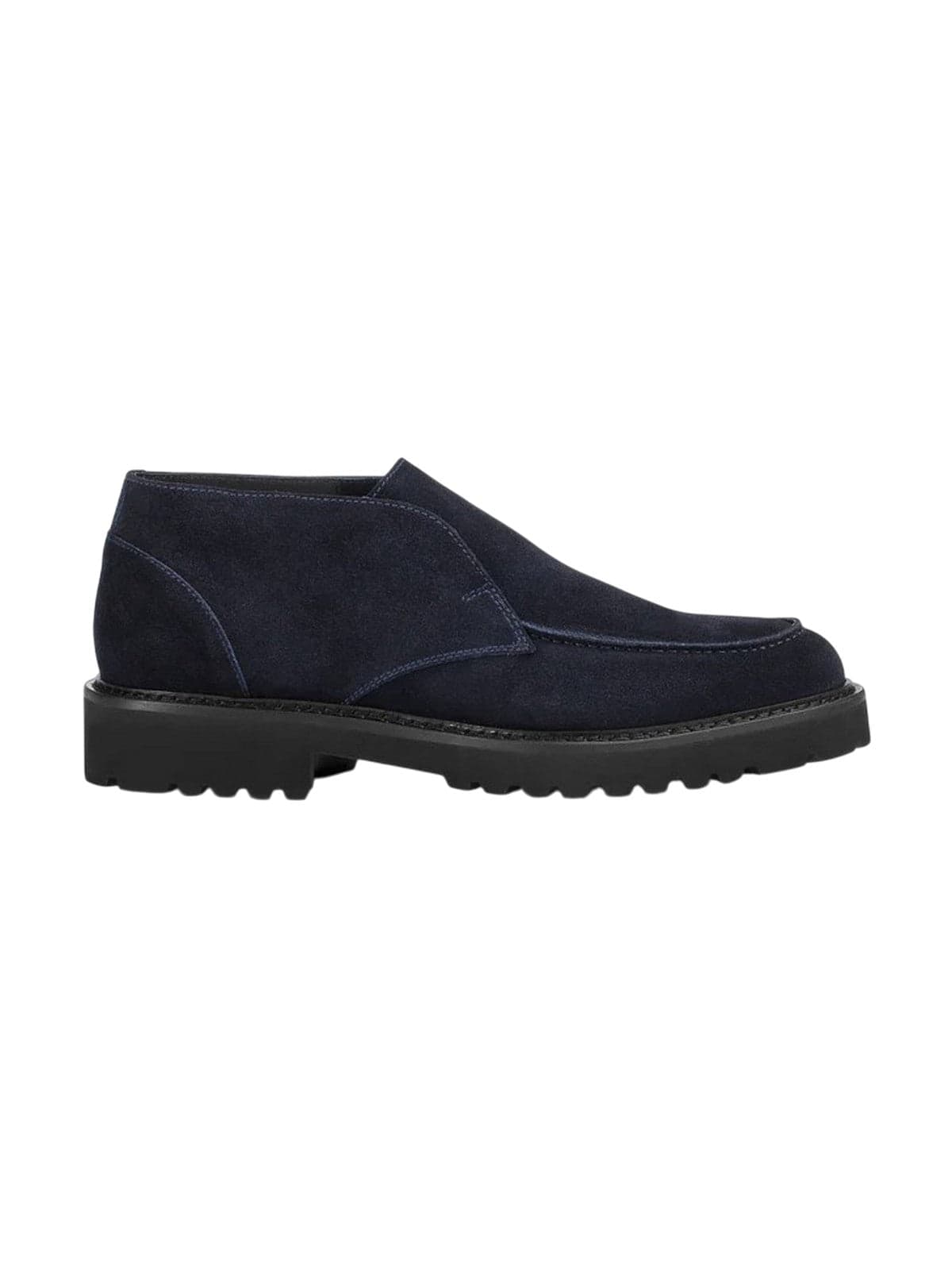 DOUCAL'S scarpe stringate basse uomo doucal's - chukka adler elastico visone - nero - 5
