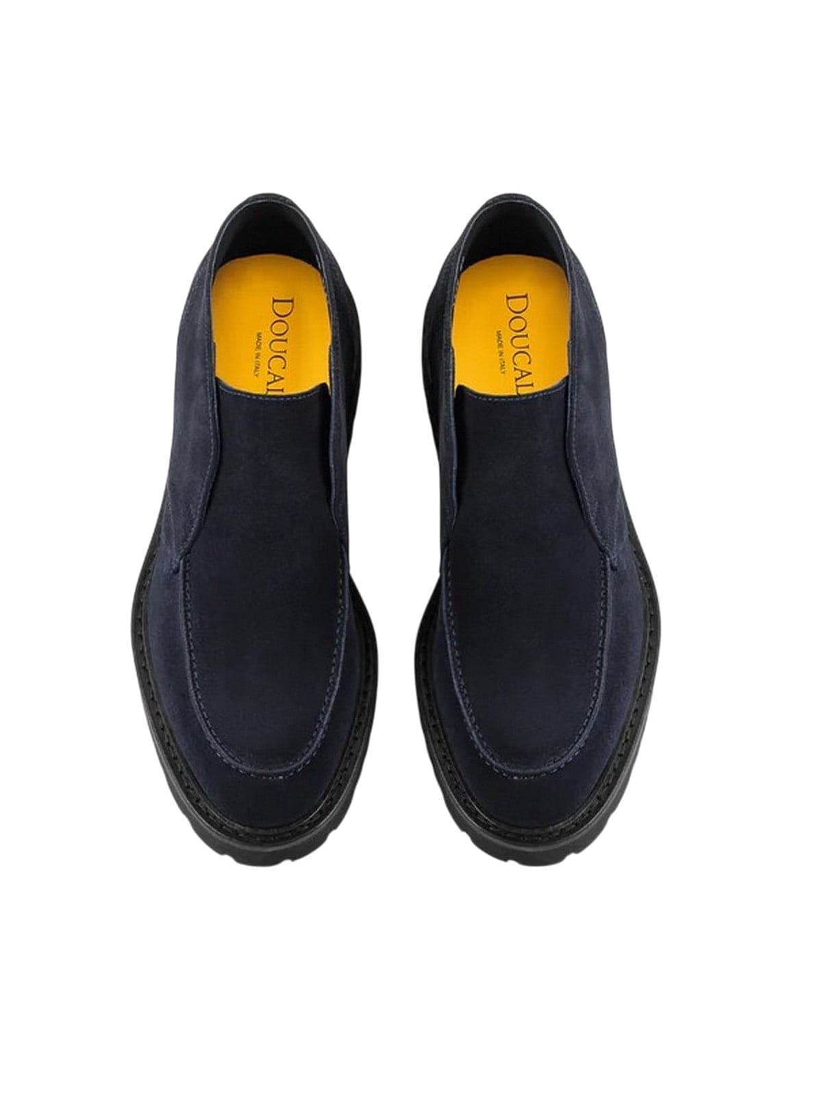 DOUCAL'S scarpe stringate basse uomo doucal's - chukka adler elastico visone - nero - 3