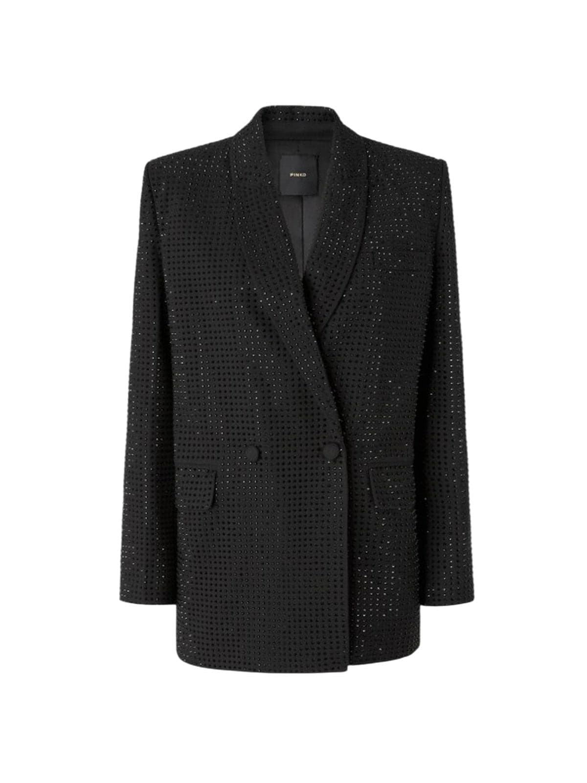 Pinko giacche donna pinko - deledda giacca tinto filo full - nero - 5