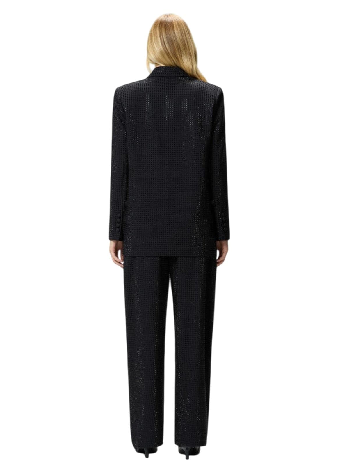 Pinko giacche donna pinko - deledda giacca tinto filo full - nero - 4