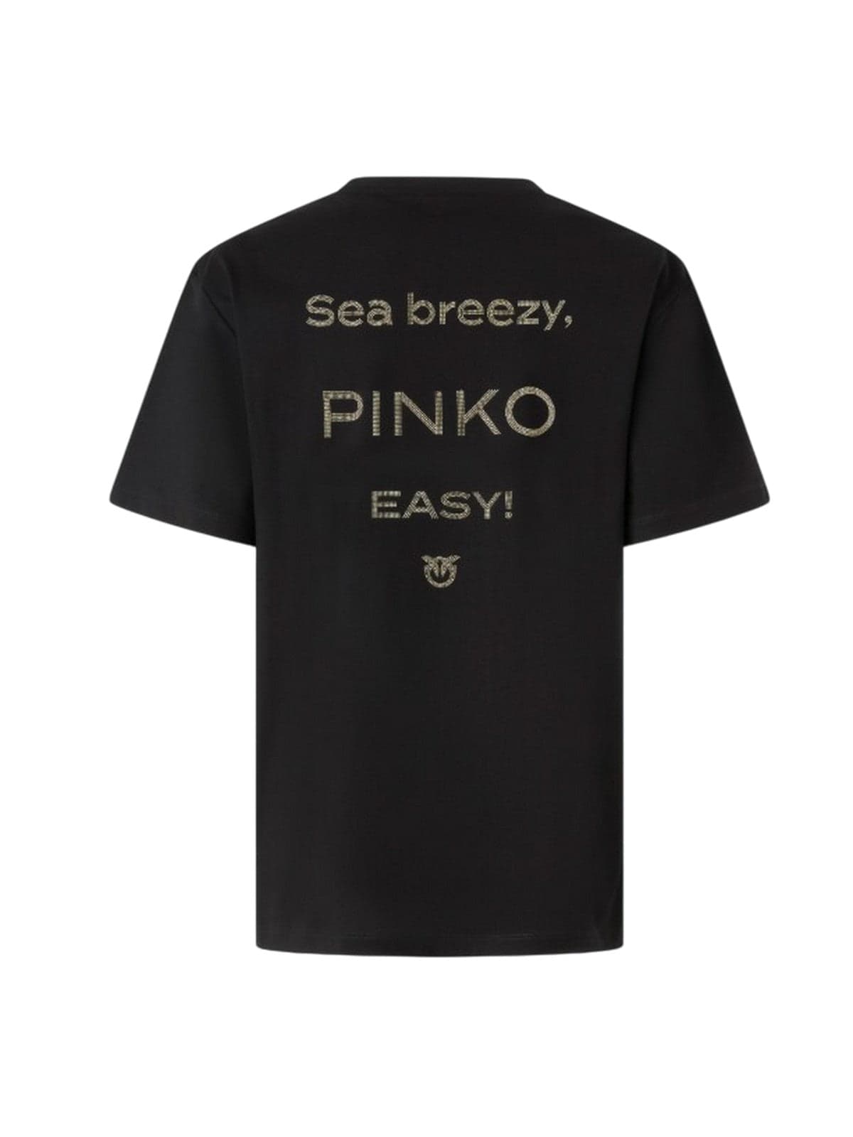 Pinko t-shirt donna pinko - strepitoso t-shirt jersey - nero - 2