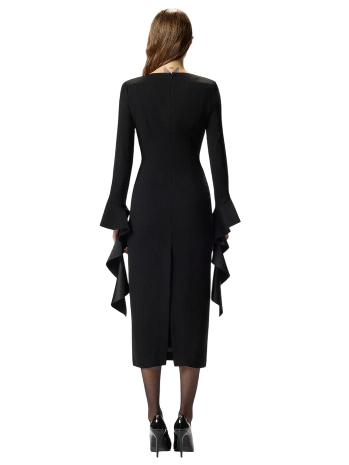 Pinko vestiti casual donna pinko - formina abito double - nero - 4