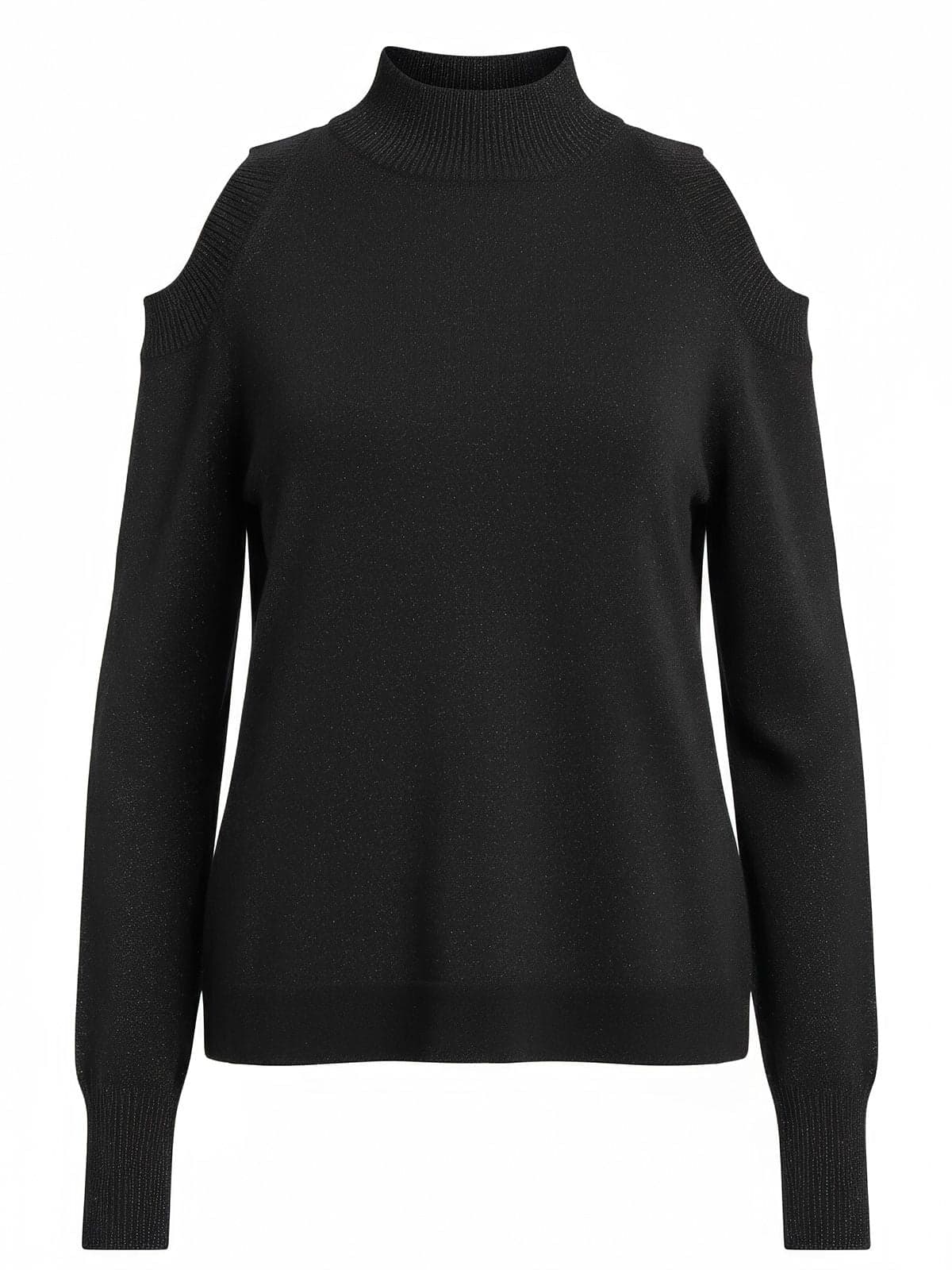 Dexterior maglie donna d.exterior - vanise' lux lupetto spalle nude - nero - 3