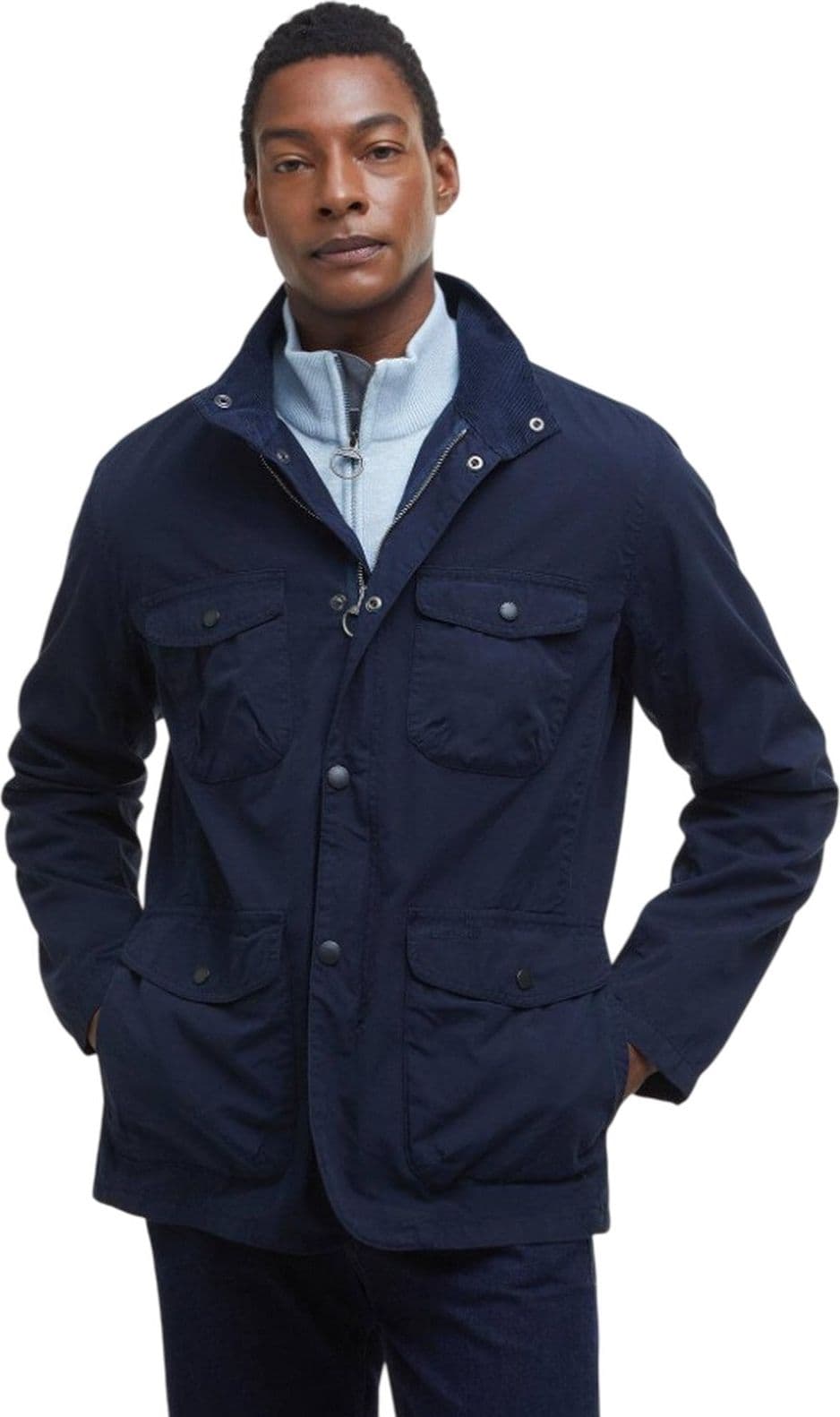 BARBOUR INTERNATIONAL giacche uomo barbour international - ogston casual jacket - blu - 2