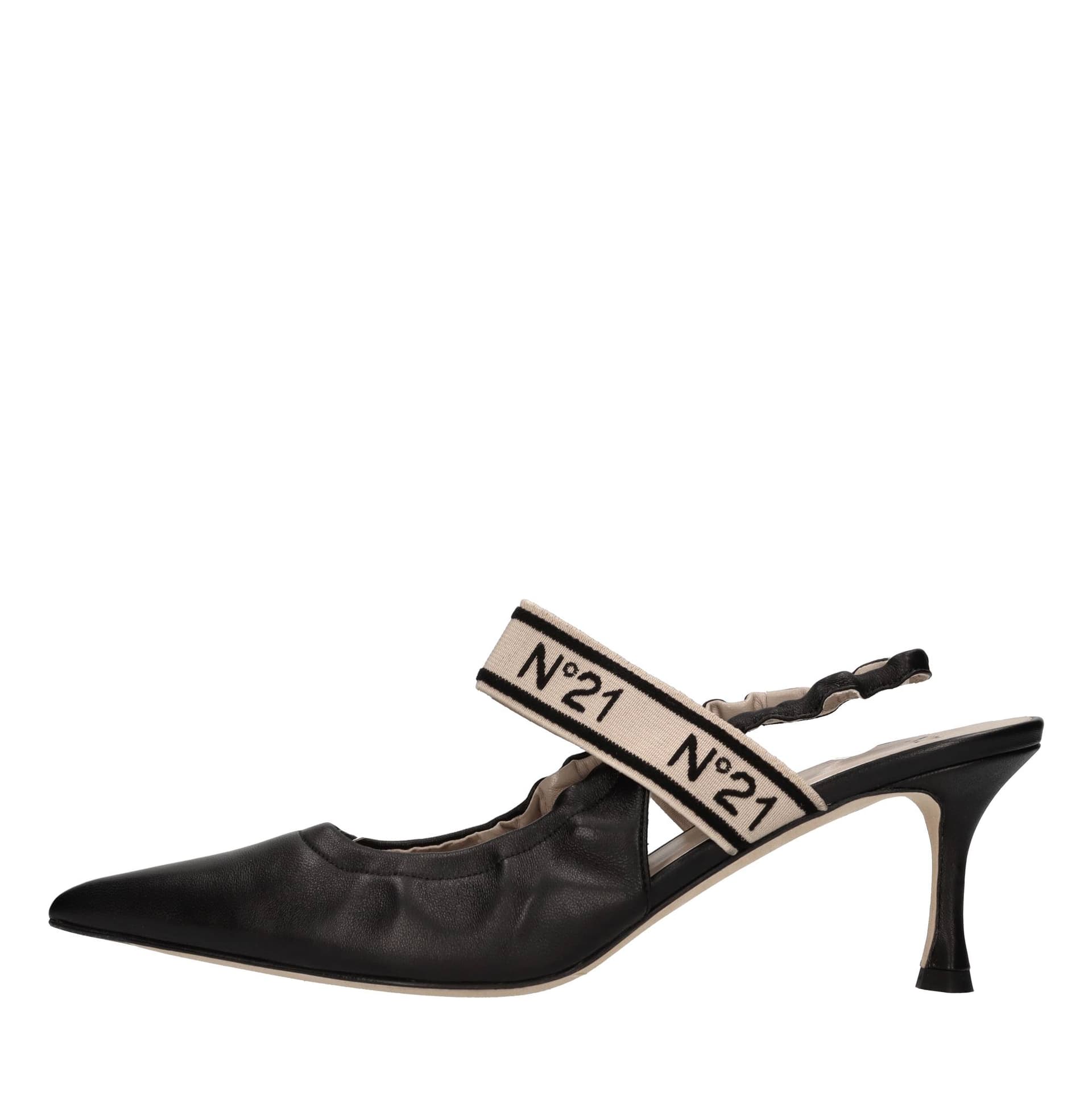 N°21  Scarpe con Tacco Nero - 6