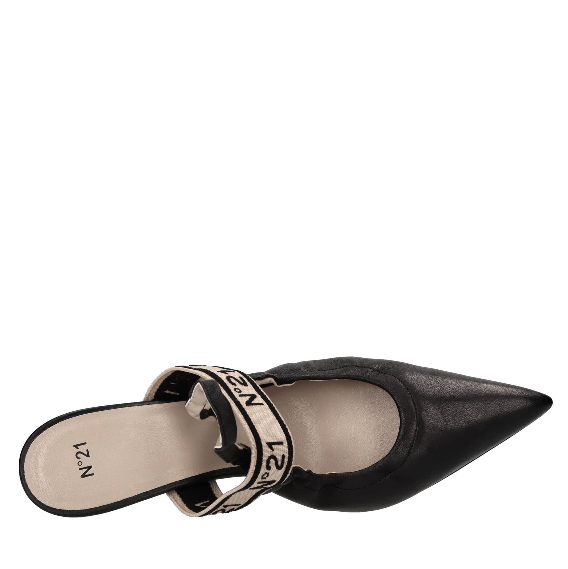 N°21  Scarpe con Tacco Nero - 5