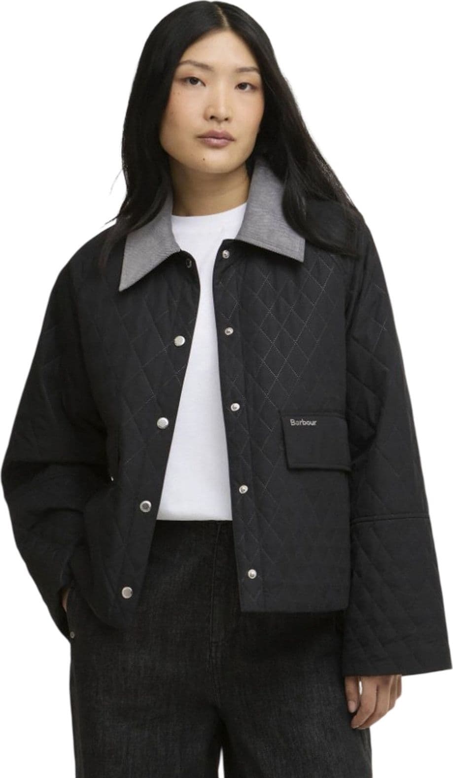 BARBOUR INTERNATIONAL giacche donna barbour international - kirby quilted jacket - nero - 2