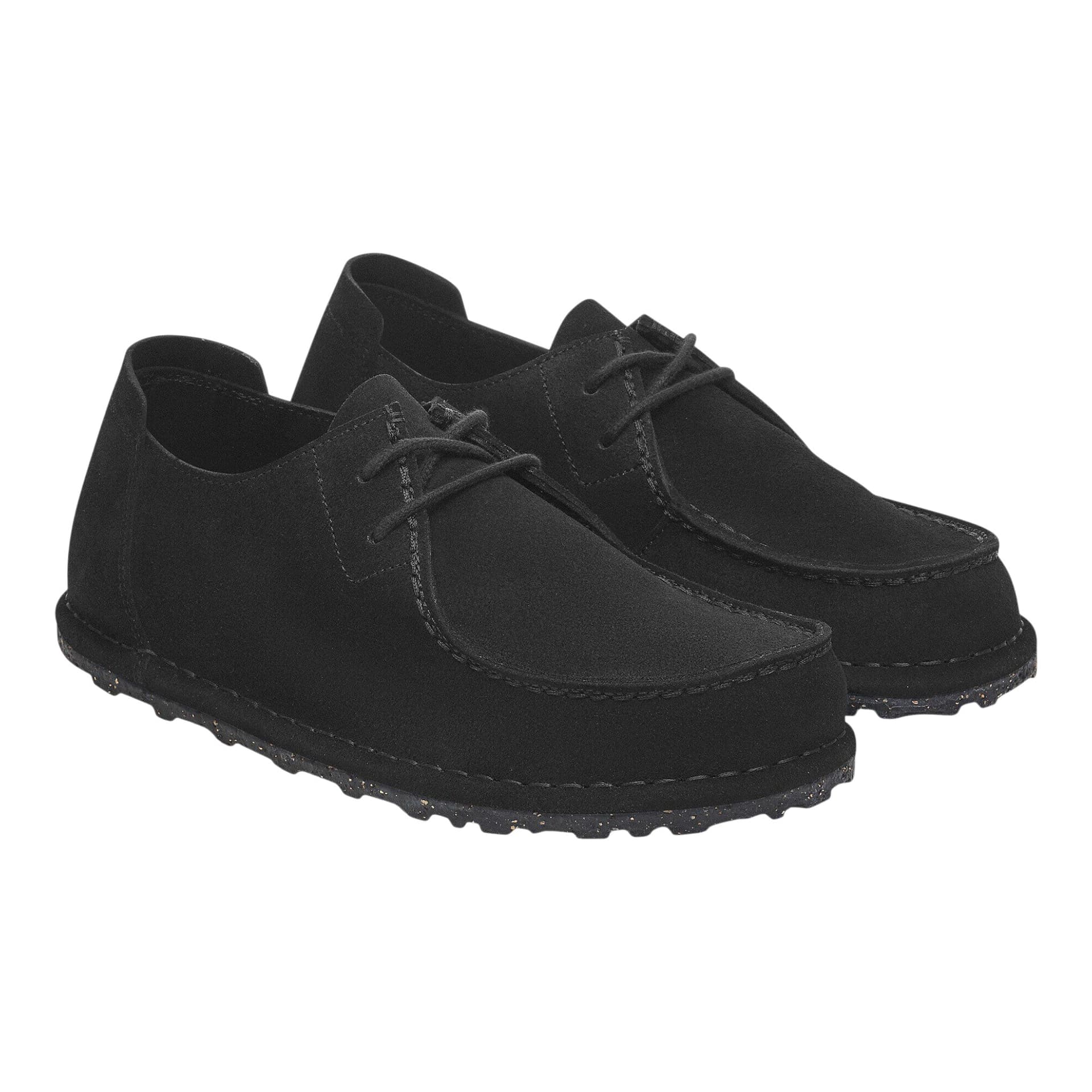 BIRKENSTOCK scarpe birkenstock utti lace suede leather - black - 5