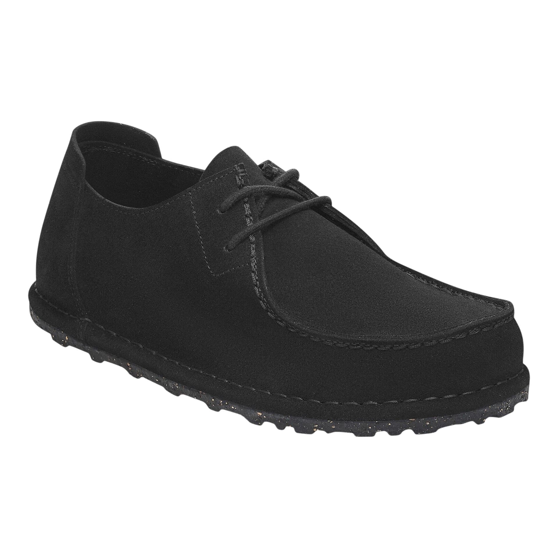 BIRKENSTOCK scarpe birkenstock utti lace suede leather - black - 4