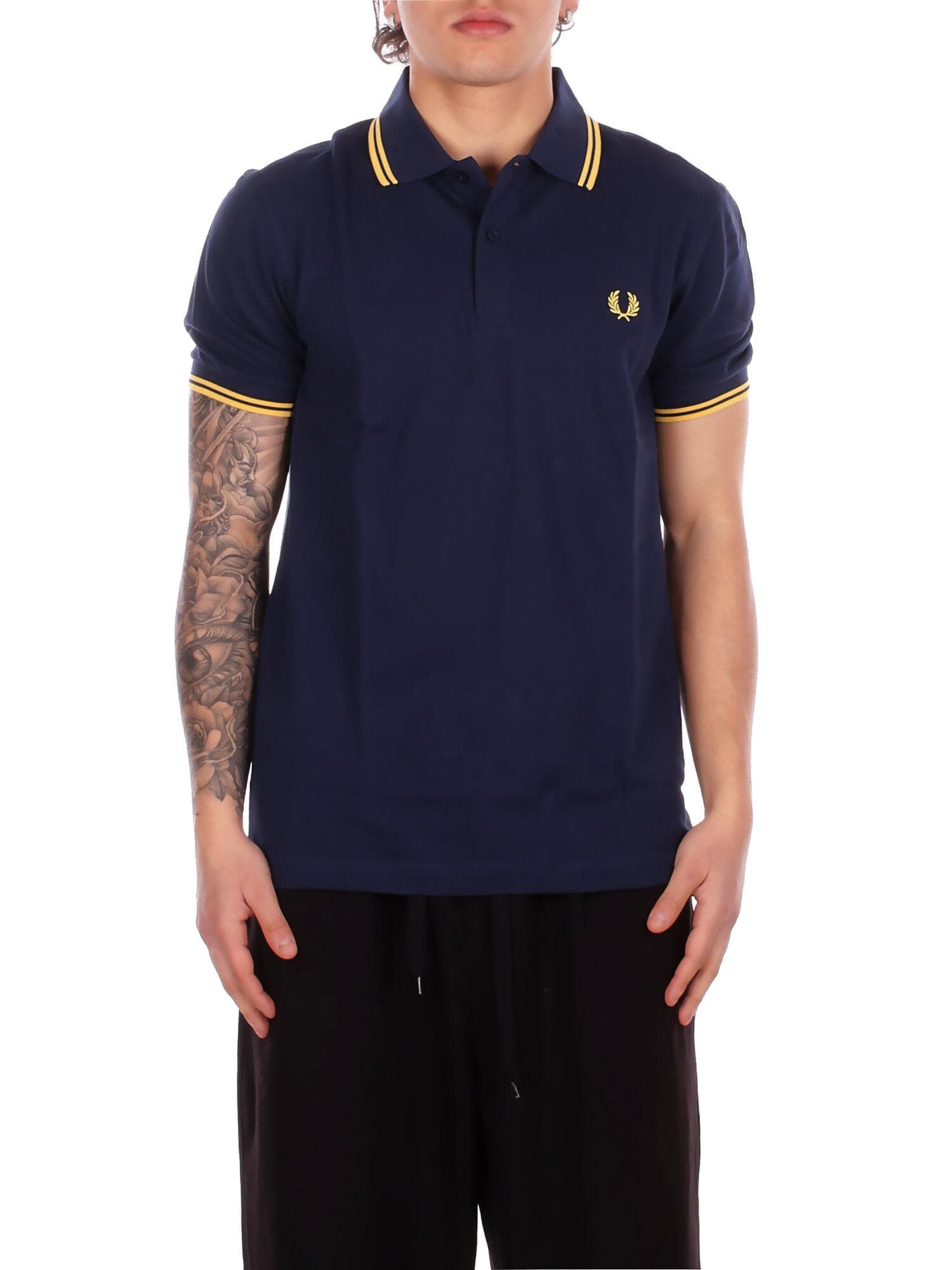 Fred Perry  T-shirt e Polo Blu giallo - 7