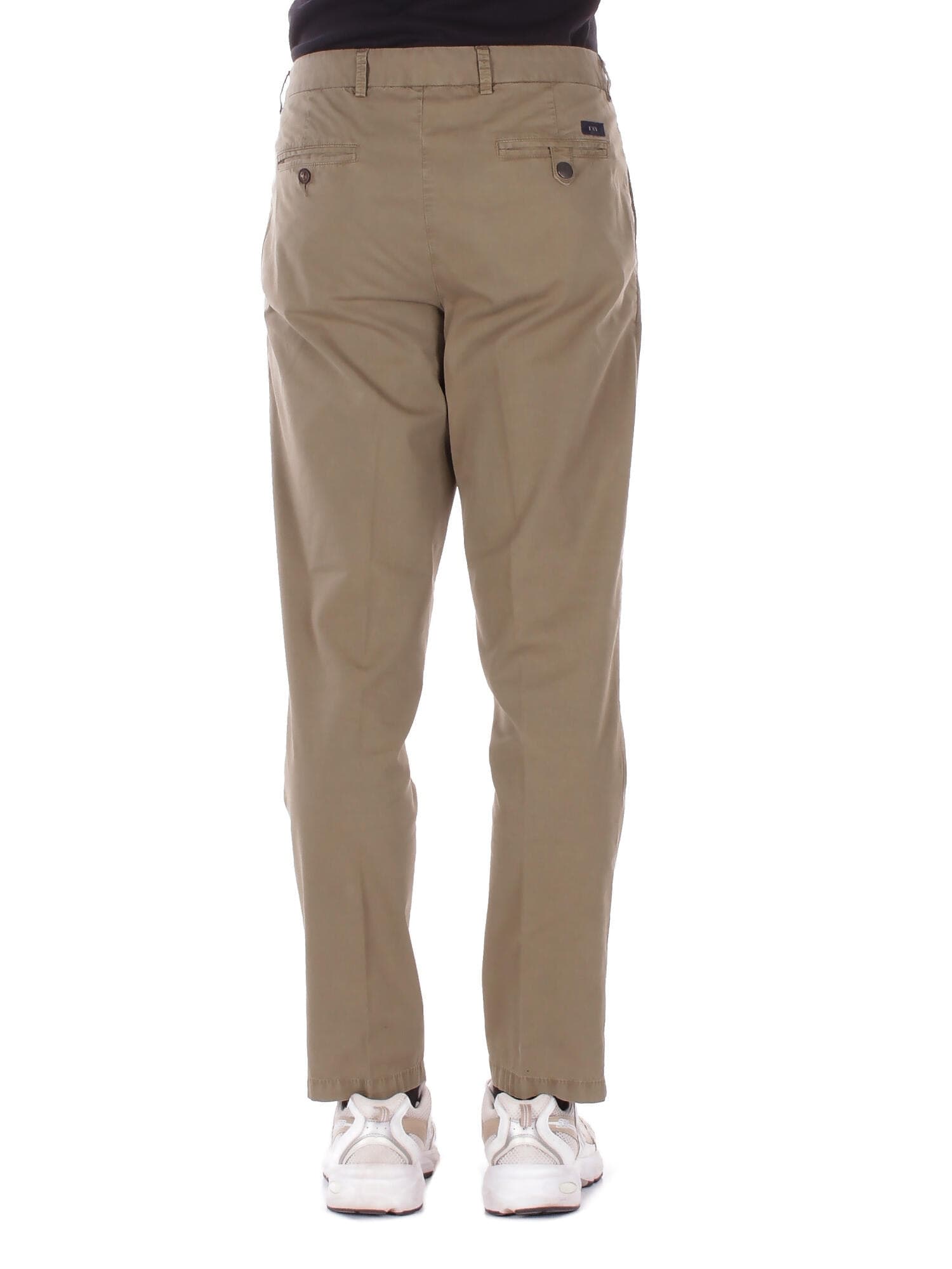 Fay  Pantaloni Verde - 4