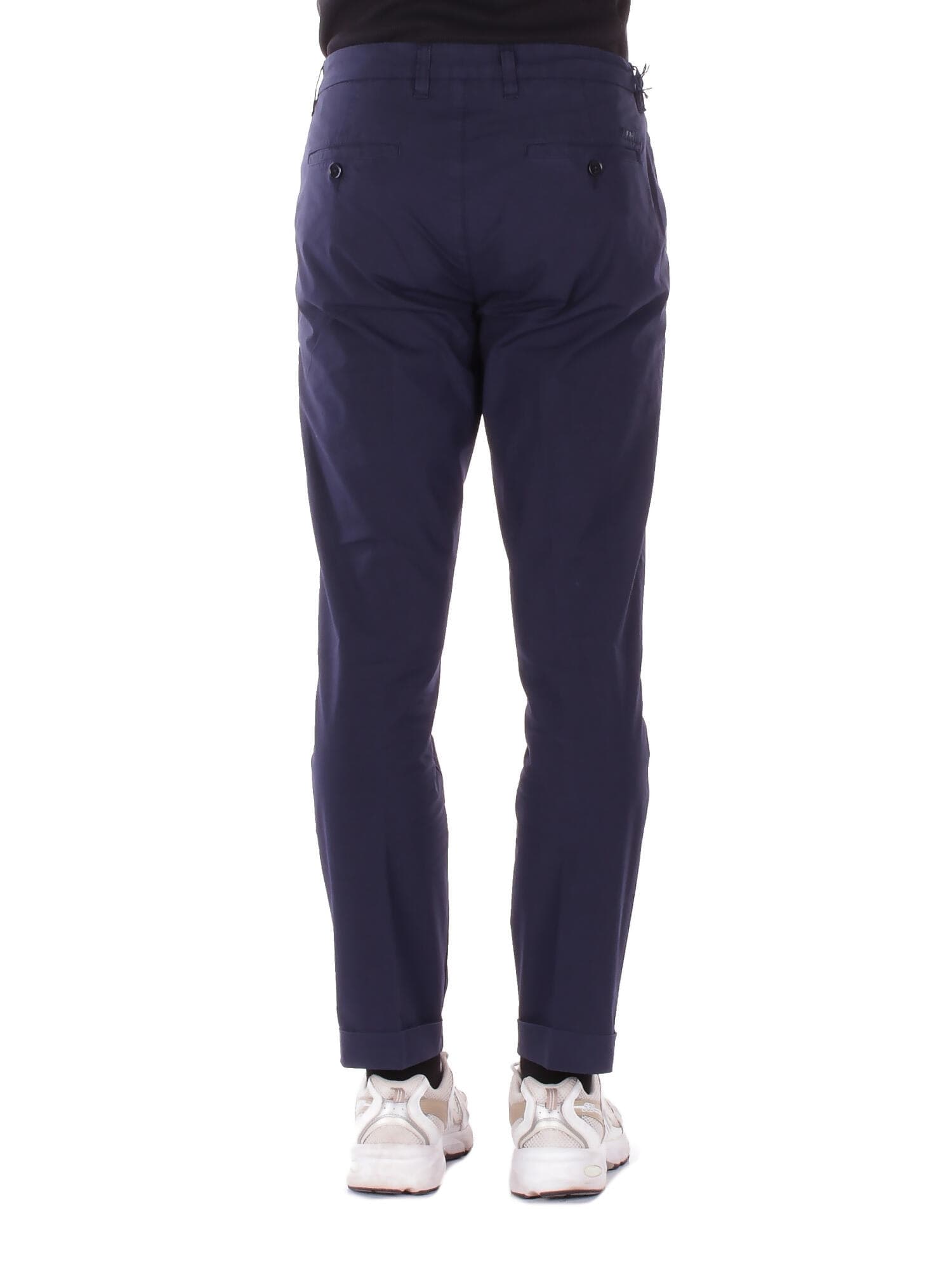 Fay  Pantaloni Blu denim - 4