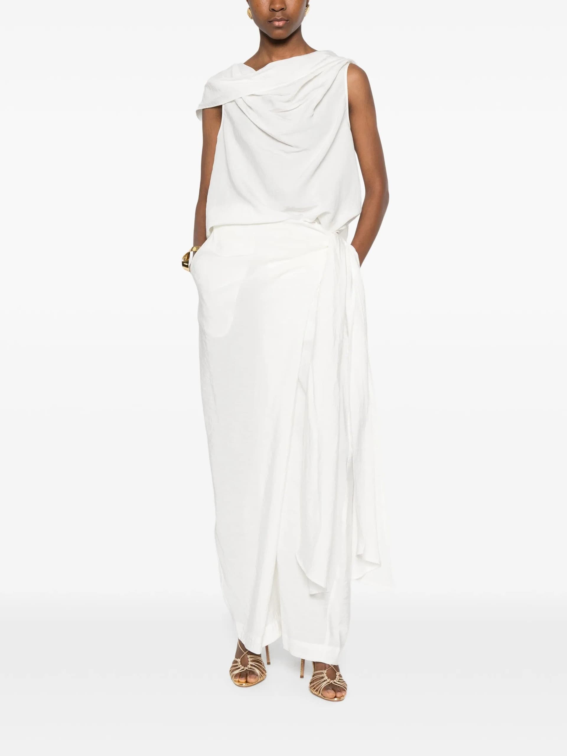 SU Su - Pantaloni Beige e Bianchi da Donna - 2
