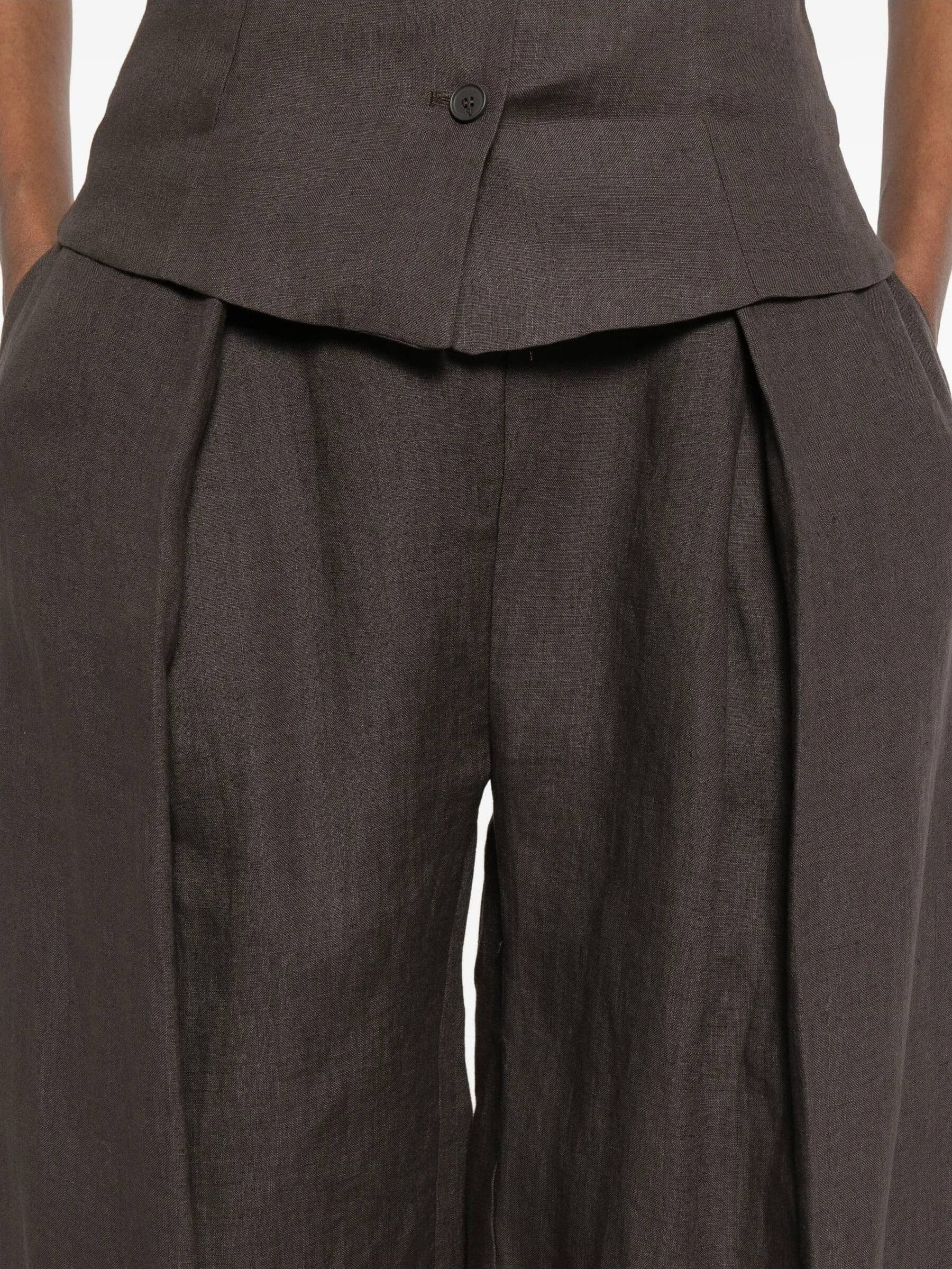 SU Su - Pantaloni Marroni da Donna - 3