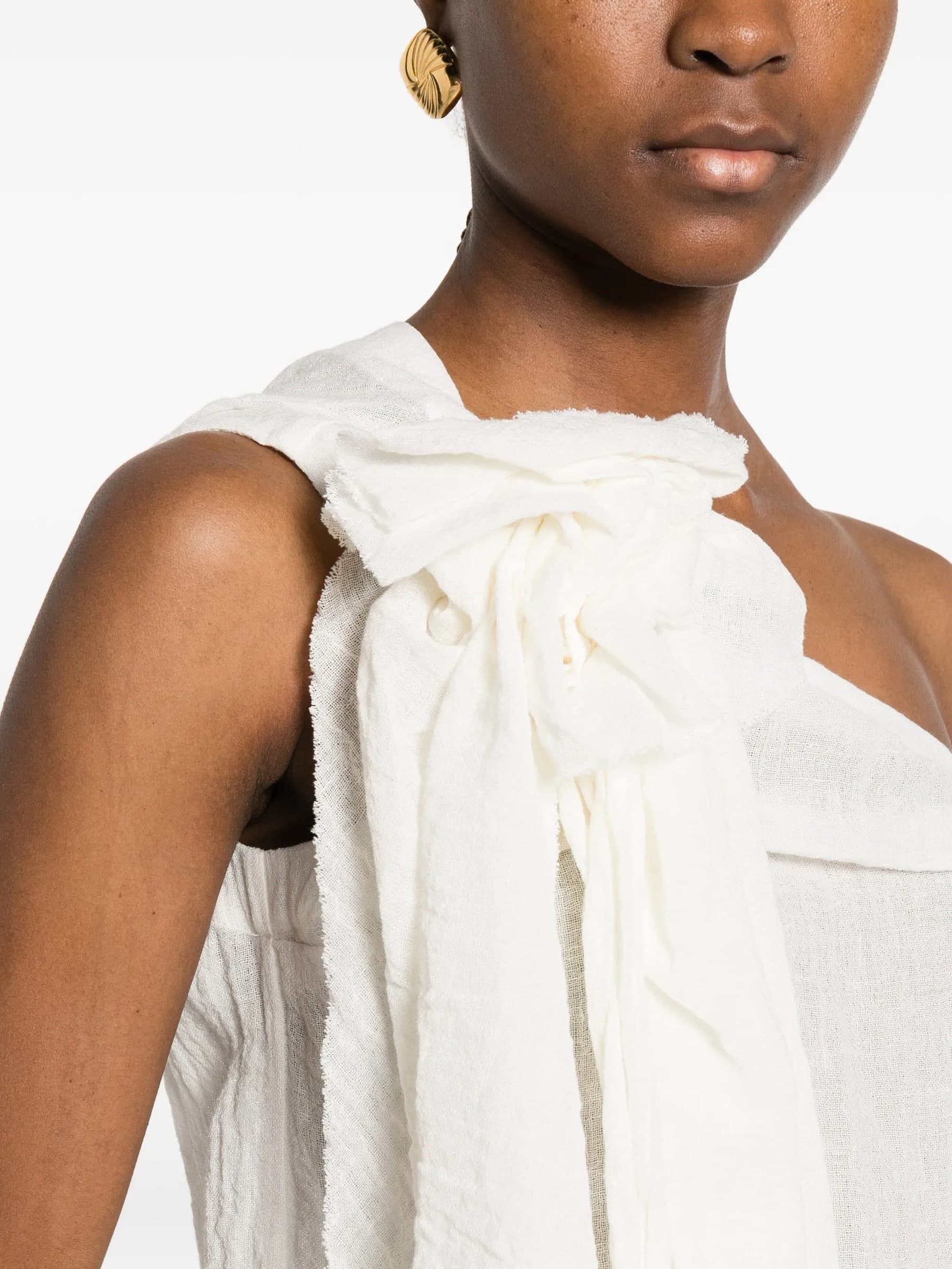 SU Su - Top Bianco da Donna - 4