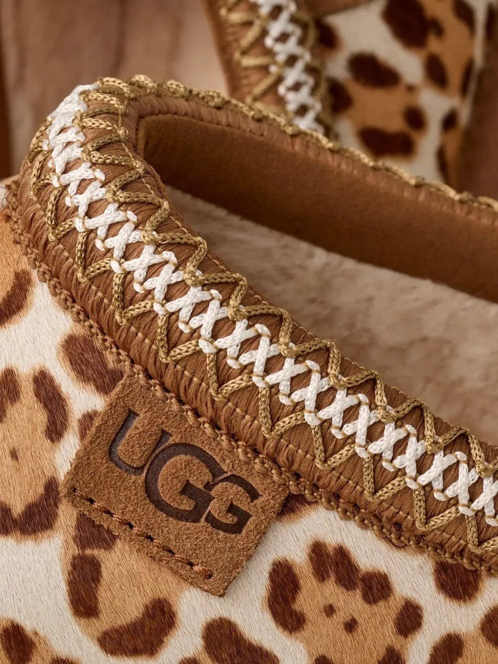 Ugg UGG - Sabot Stampa Animalier Multicolor da Donna - 5