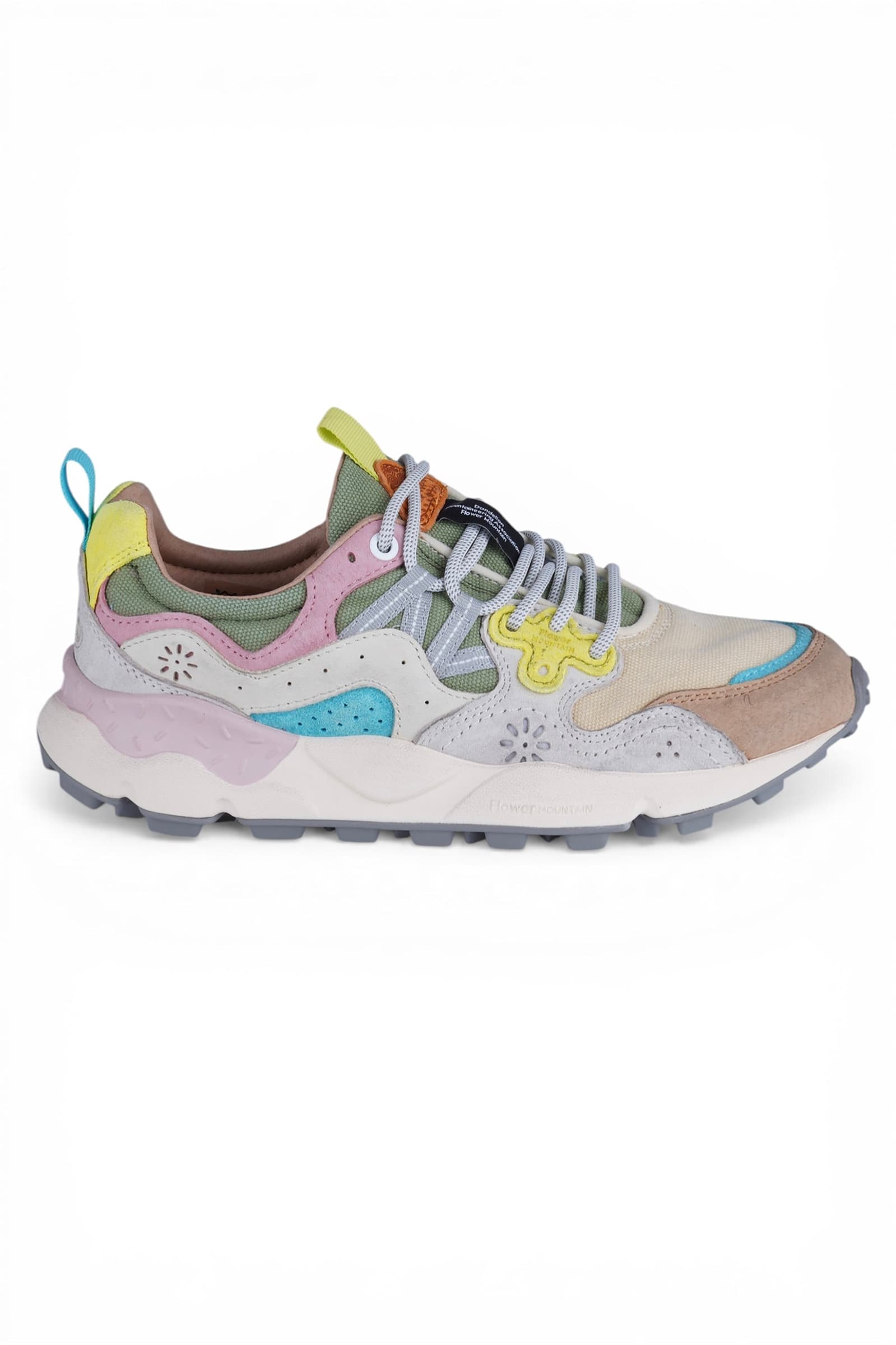 FLOWER MOUNTAIN Flower Mountain - Sneakers - 470436 - Beige/Verde