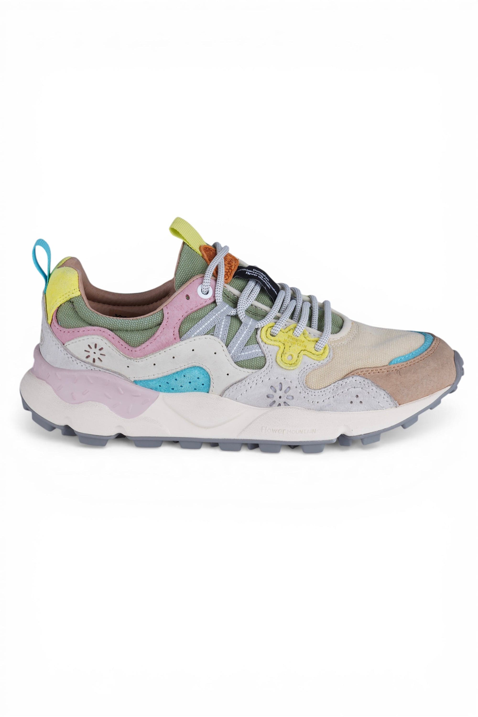 FLOWER MOUNTAIN Flower Mountain - Sneakers - 470436 - Beige/Verde - 7