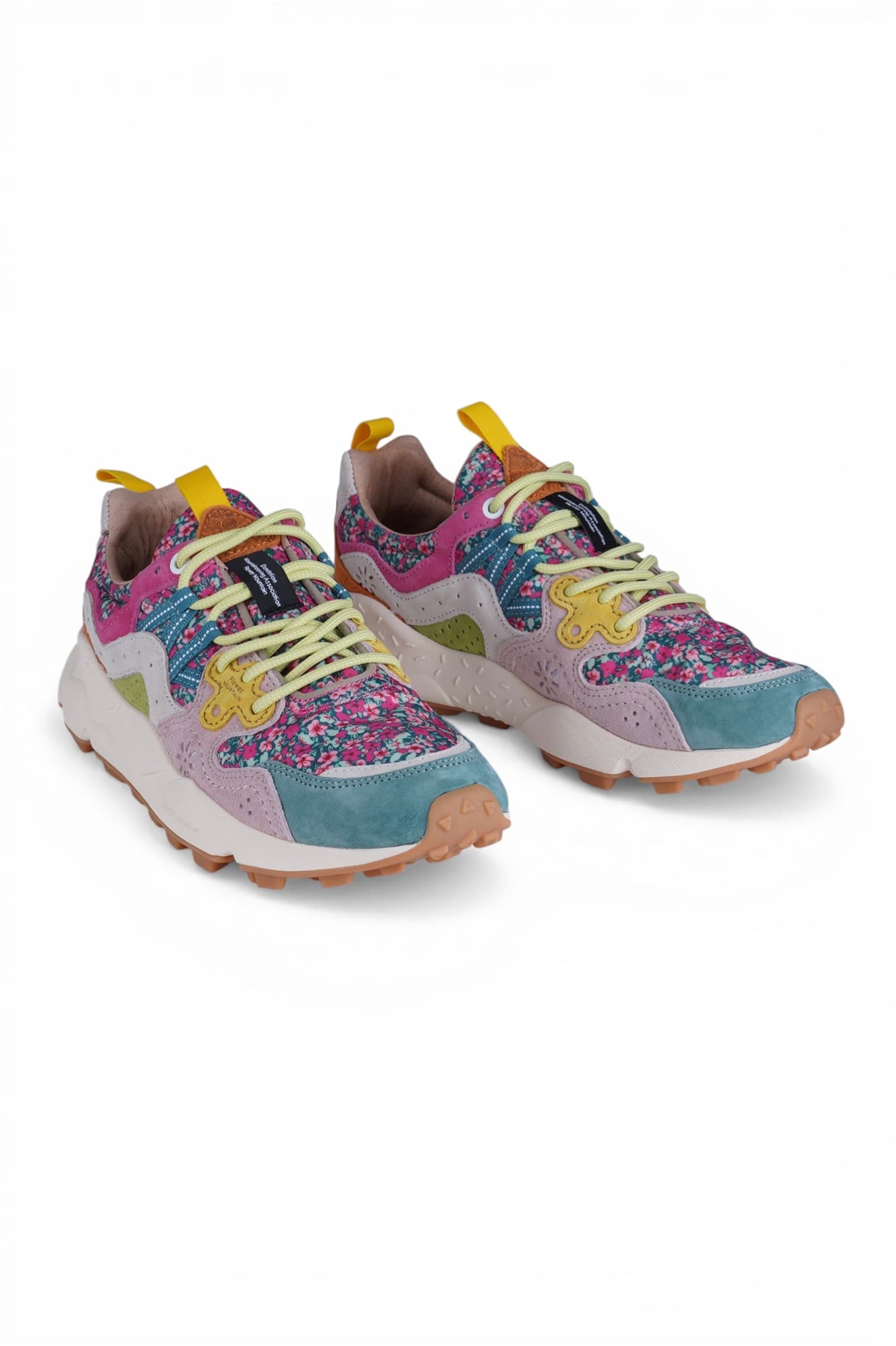 FLOWER MOUNTAIN Flower Mountain - Sneakers - 470438 - Fuxia/Lime - 2