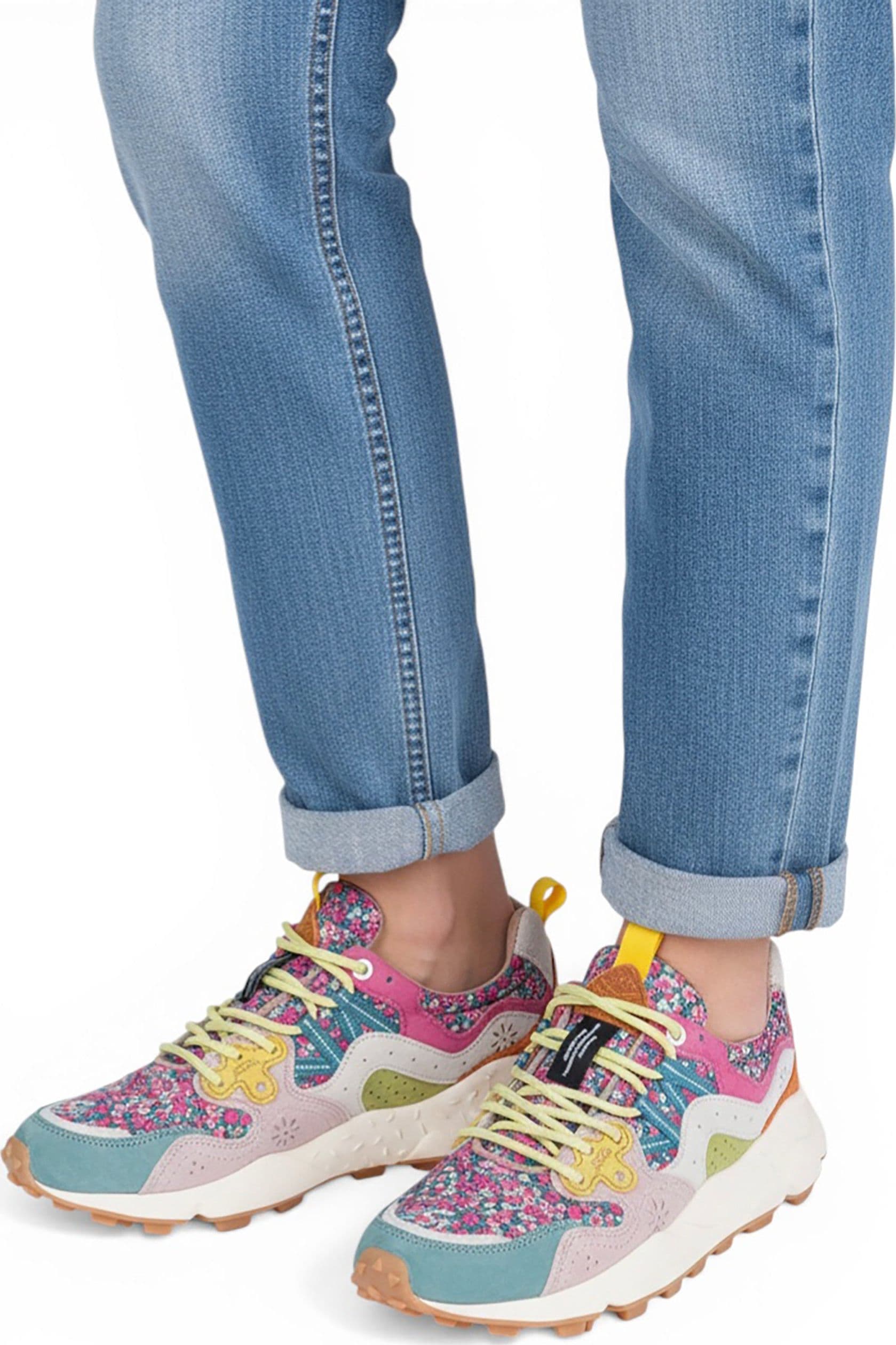 FLOWER MOUNTAIN Flower Mountain - Sneakers - 470438 - Fuxia/Lime - 6